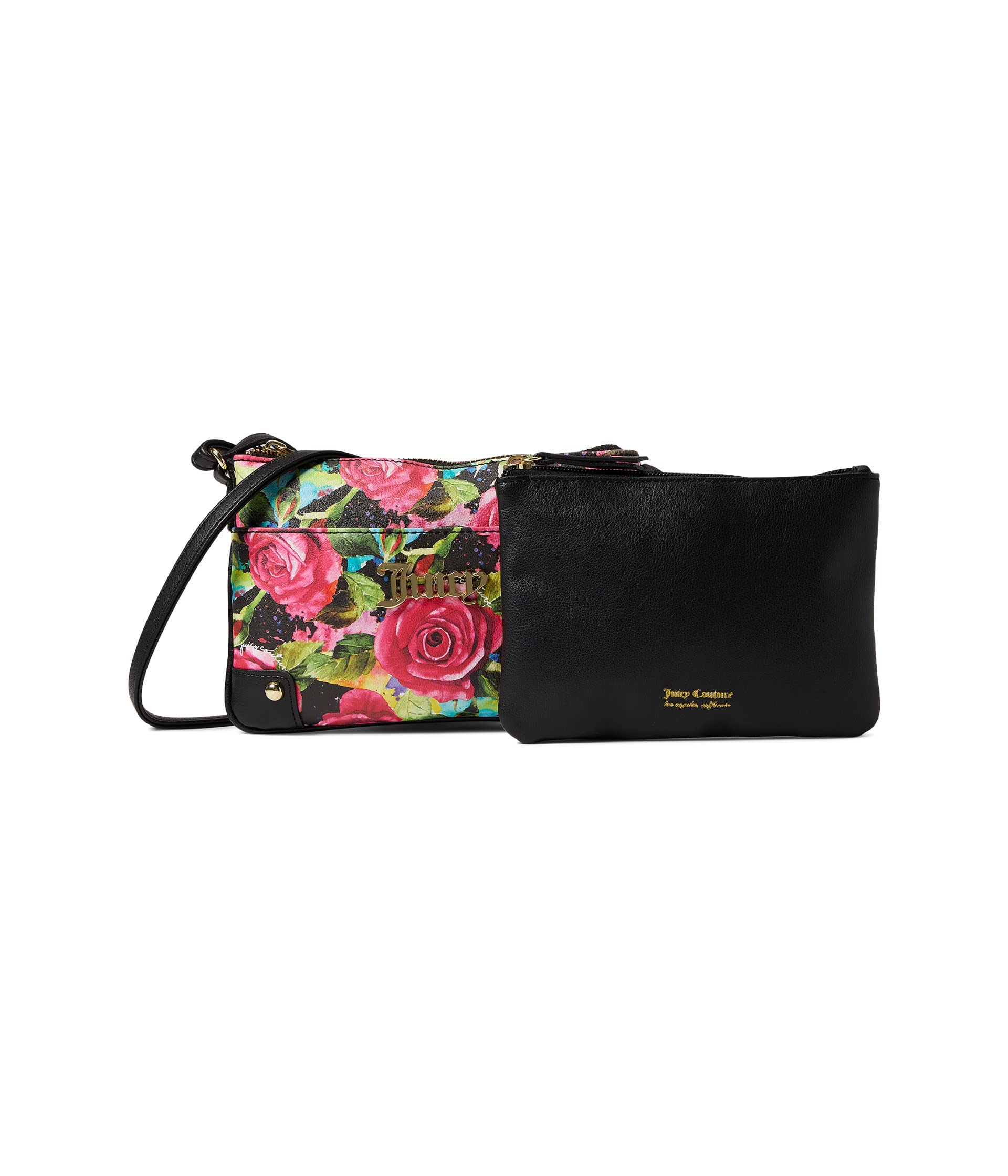 Juicy Couture Best Sellers Crossbody Bag with Detachable Pouch - Stylish & Functional Purse for Women, Perfect for Everyday Use, Travel, and Shopping