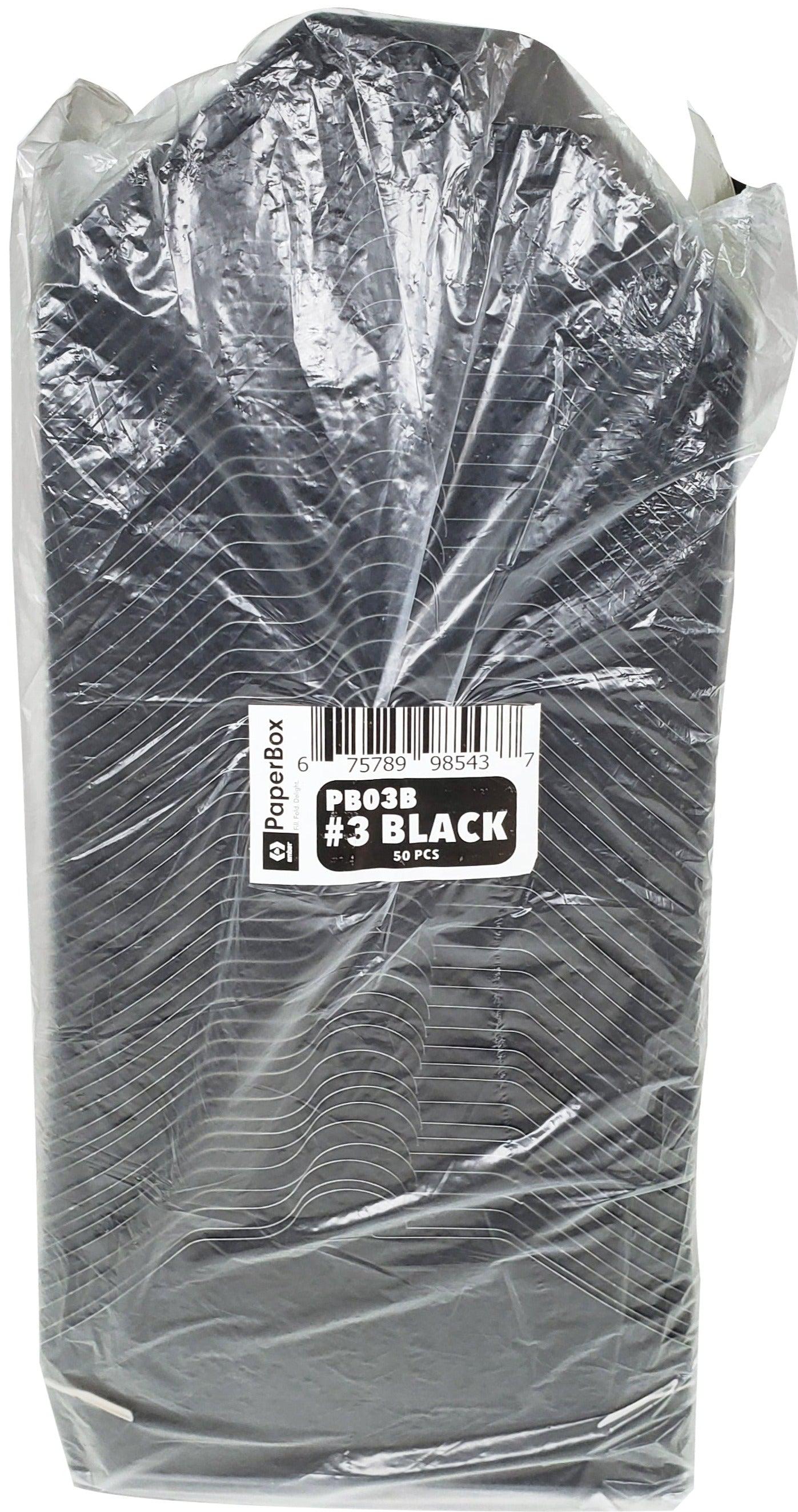 Eco-Friendly Black Paper Fold Box PFB03 - Sustainable Gift Packaging for Jewelry, Candles & Small Gifts | Perfect for Weddings, Parties & Retail Displays