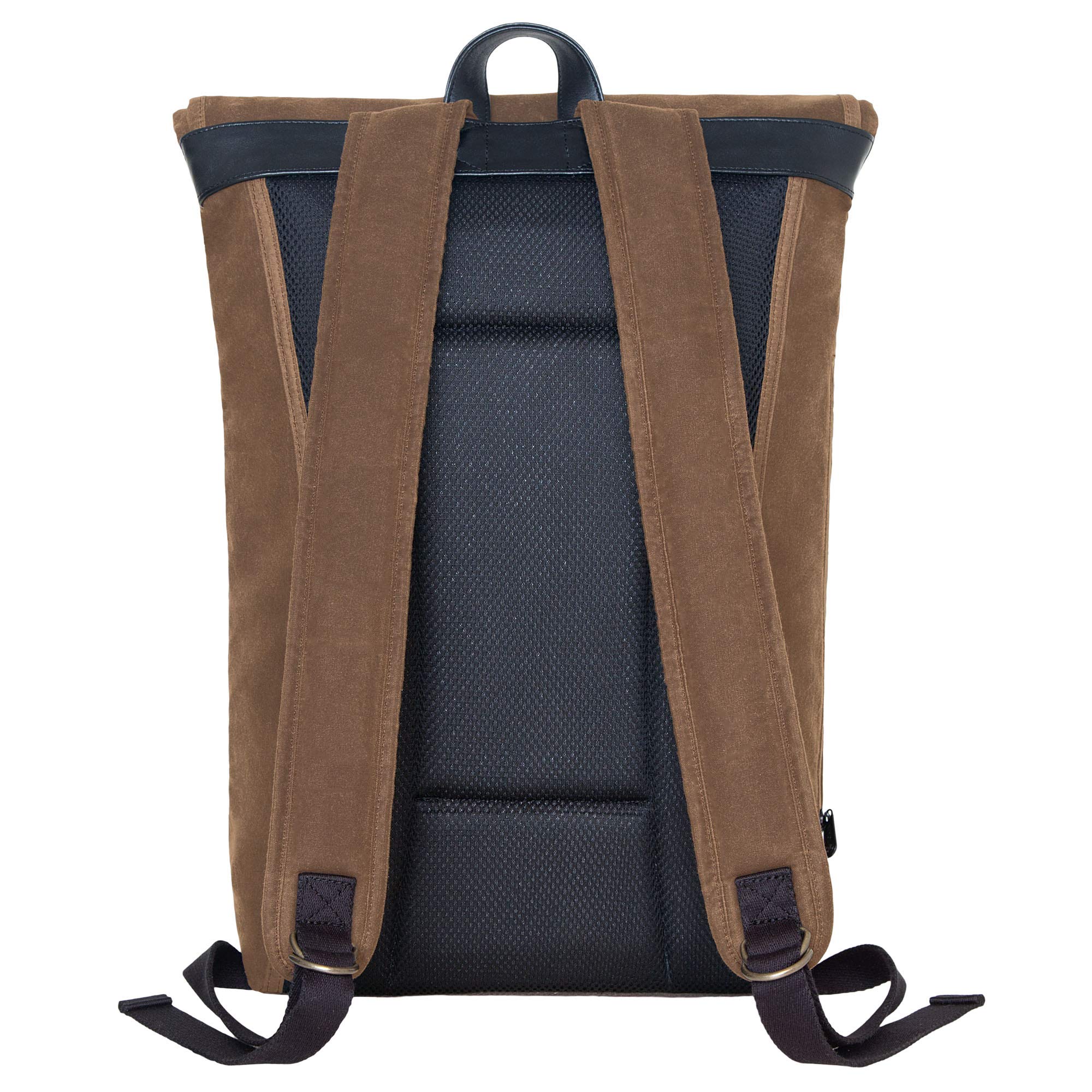 FTAN Large Waxed Canvas Backpack by Bags Bergen - Durable Water-Resistant Travel & Commuter Backpack for Work, School & Outdoor Adventures