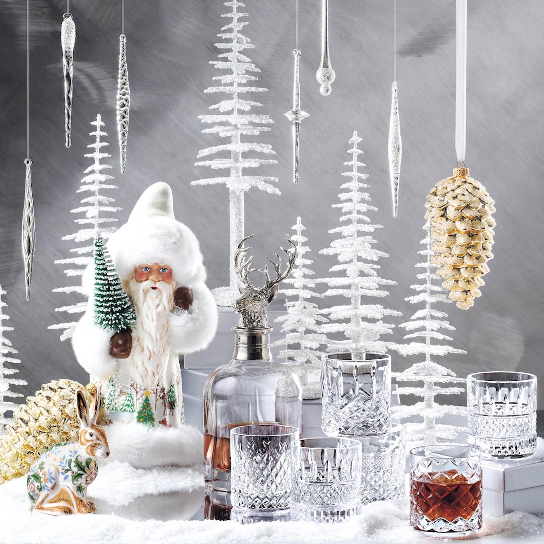 Premium Stag Crystal Decanter Set - Elegant Whiskey & Bourbon Decanter with 6 Glasses - Perfect for Gifting, Home Bar, and Entertaining