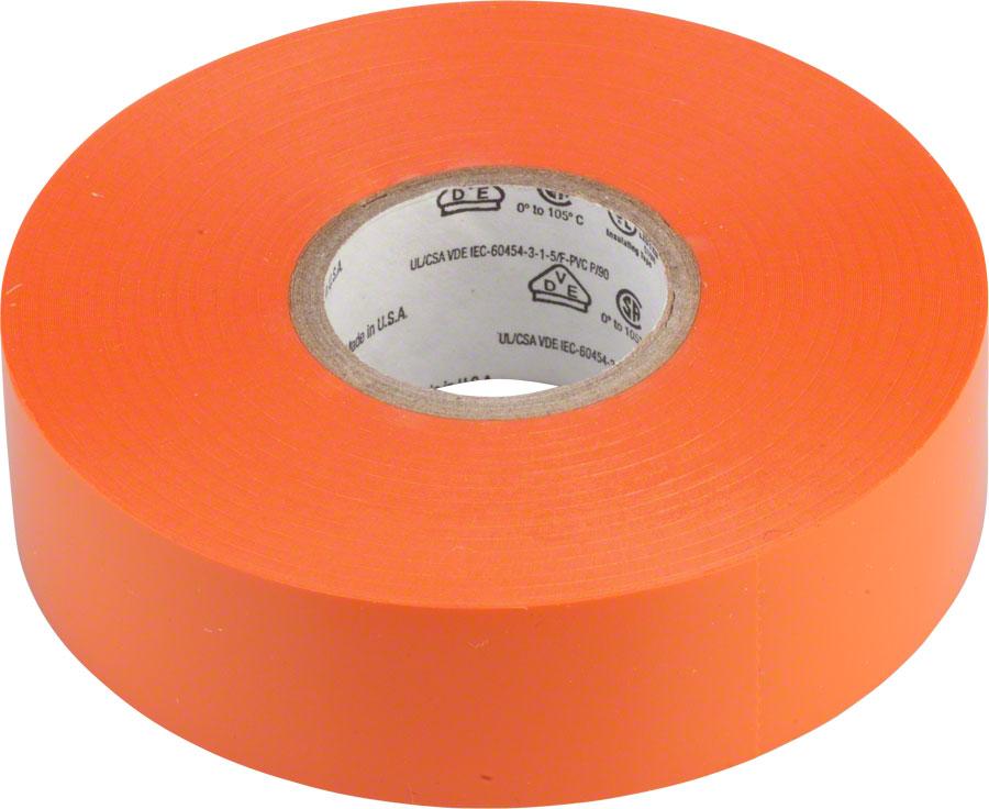 3M Scotch #35 Electrical Tape - .75 Inch x 66 Feet, Orange Rubber Adhesive Tape for Wiring, Insulation & Repairs - Ideal for Home, Automotive & Industrial Electrical Work