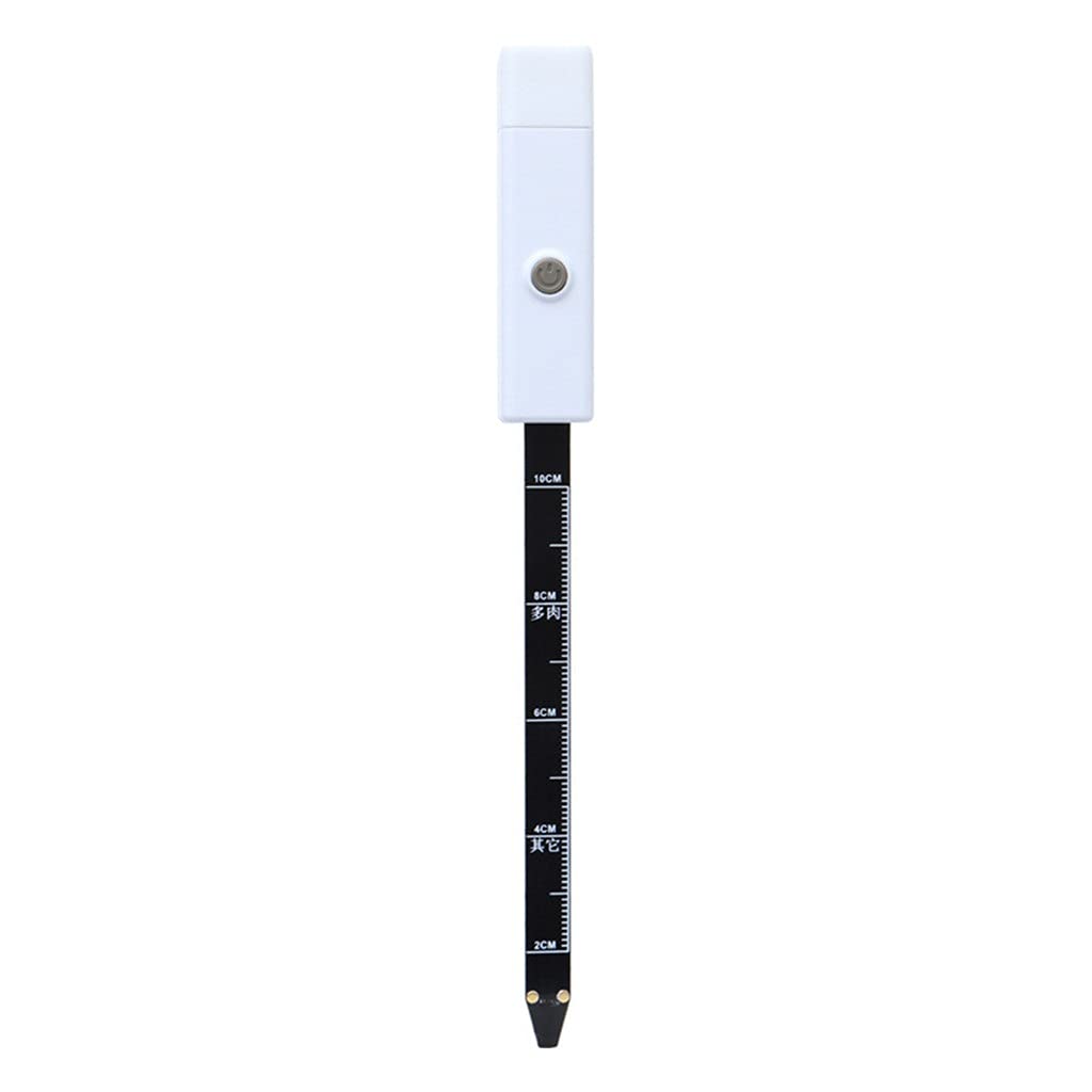 JUTHF Soil Moisture Meter - Digital Hygrometer for Plants, 3-in-1 Soil Tester with Moisture/Light/pH Sensor - Perfect for Indoor/Outdoor Gardening, Farming & Lawn Care