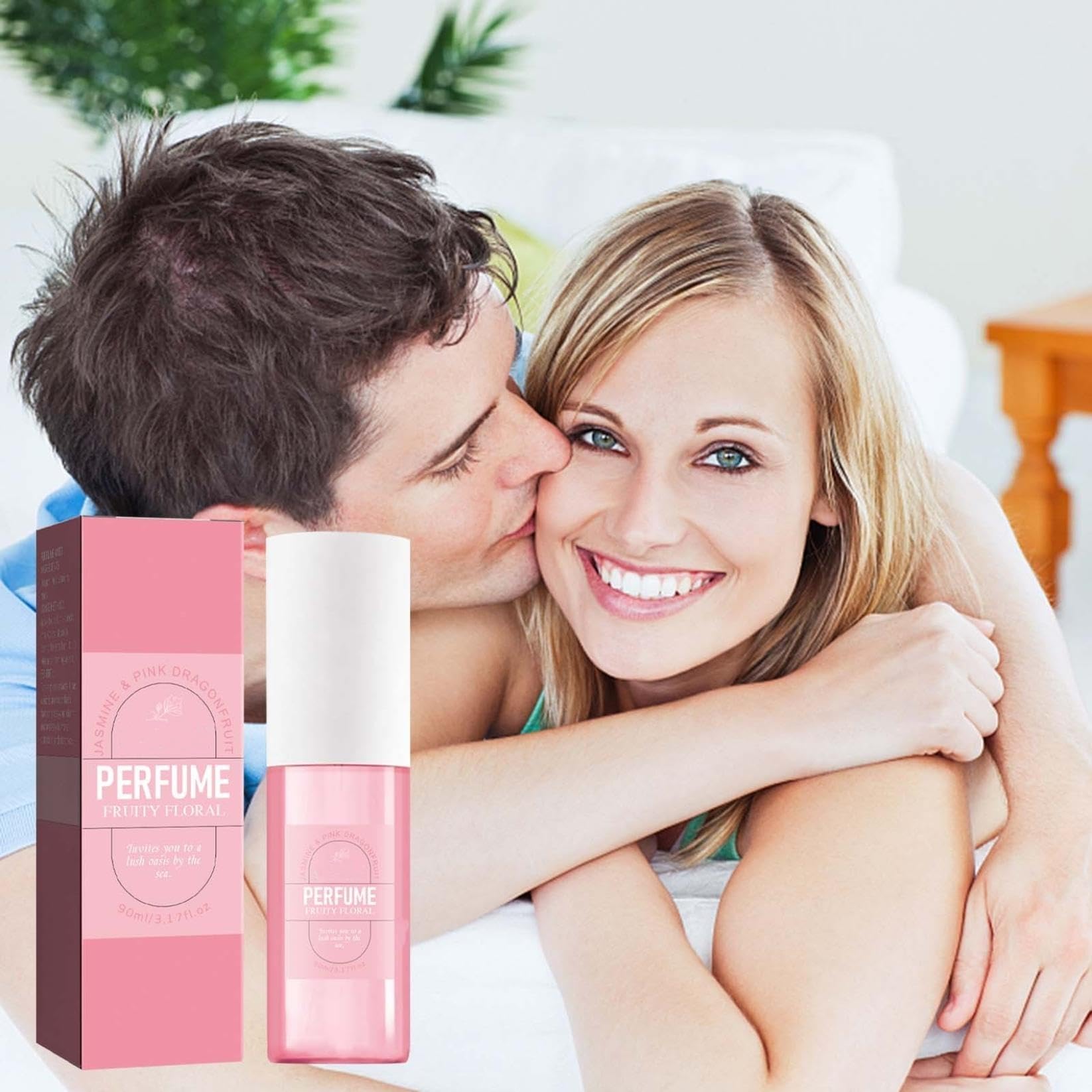 Women's Perfumed Body & Hair Mist - Pheromone Elixir Eau De Toilette (Pink) | Long-Lasting Fragrance for Daily Wear, Date Nights & Special Occasions
