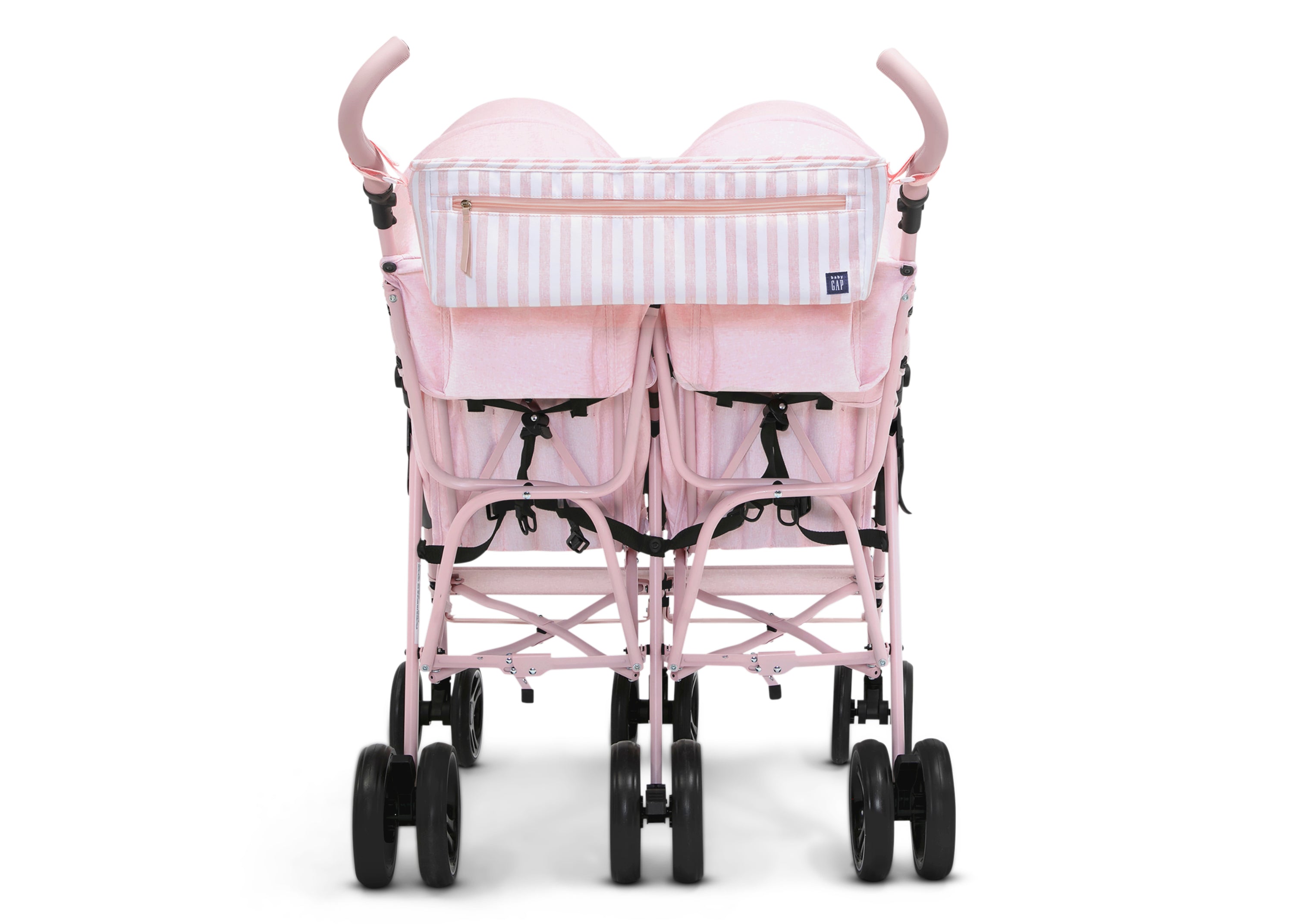 BabyGap Classic Parent Organizer for Double Stroller - Convenient Storage for Diapers, Bottles & Essentials - Perfect for Shopping, Travel & Family Outings