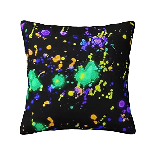 Glow in Dark Splatter Neon Pattern6