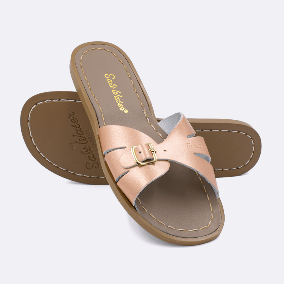 Salt Water Classic Slide Sandals - Comfortable Beach & Pool Slides for Men and Women - Perfect for Summer, Vacation, and Outdoor Activities