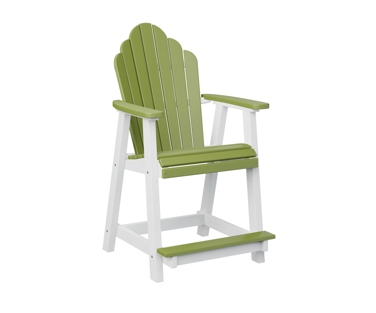 Berlin Gardens Cozi Back Counter Chair - Stylish & Comfortable Bar Stool for Kitchen Island, Breakfast Nook & Home Bar - Perfect for Indoor Dining & Entertaining