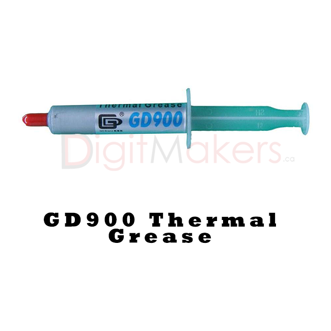 High-Performance GD900 Thermal Grease Paste - Premium CPU/GPU Thermal Compound for PC, Laptop & Electronics Cooling - Ideal for Gaming Rigs, Overclocking & DIY Computer Builds