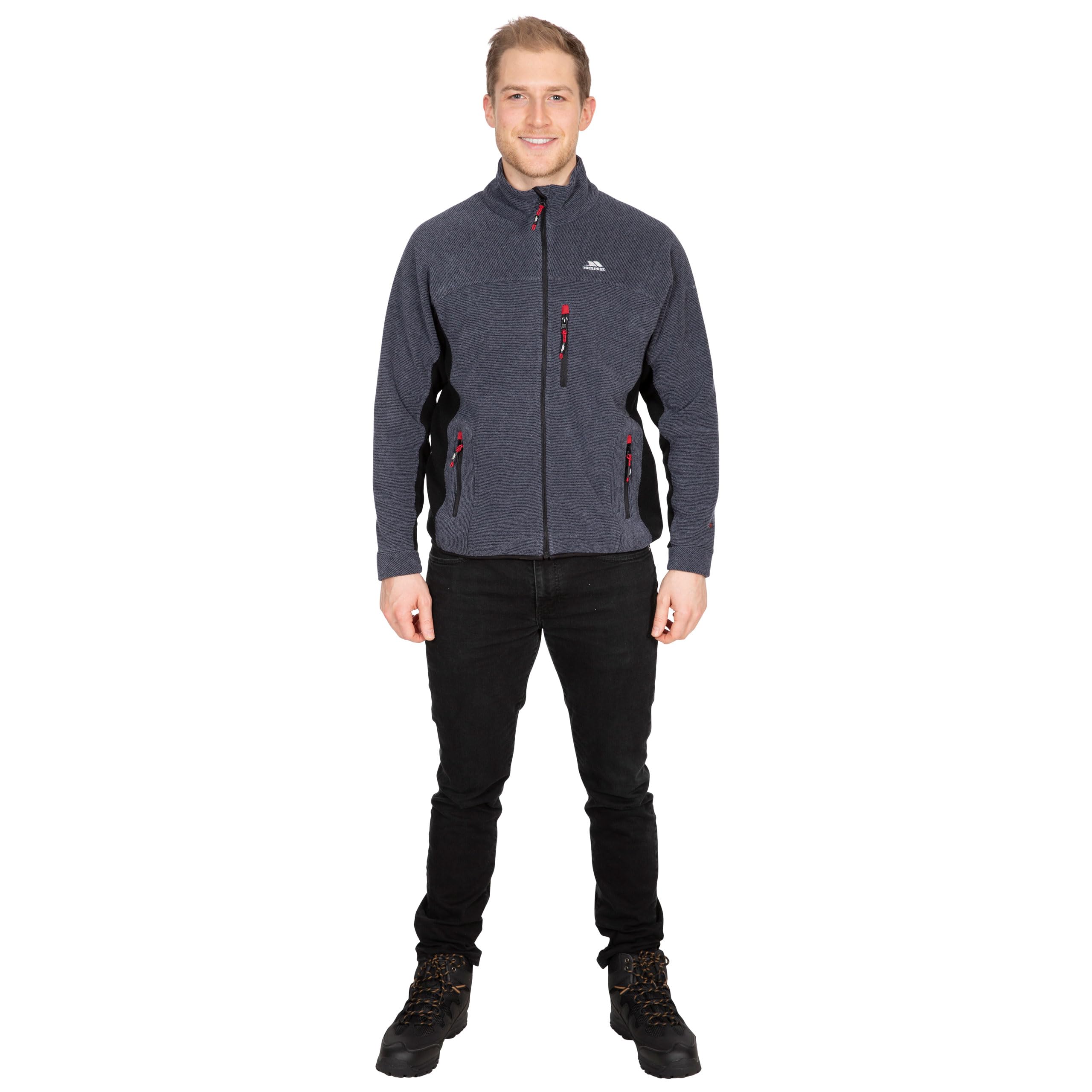 Trespass Jynx Men's Winter Fleece Jacket - Warm & Comfortable Outdoor Jacket for Hiking, Camping & Cold Weather Activities