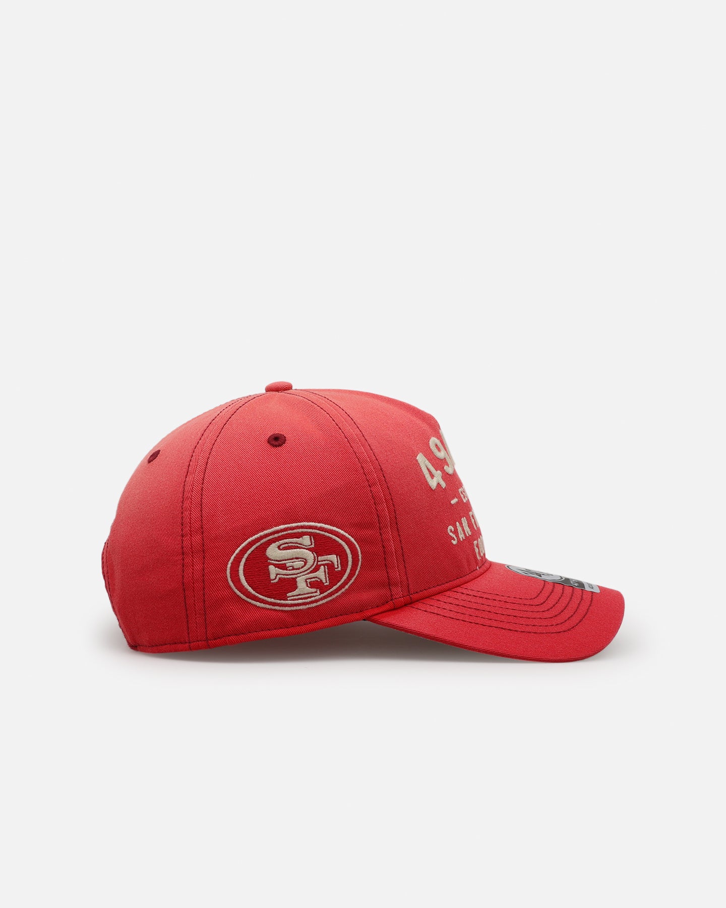 47 Brand San Francisco 49ers 'Dusted Hitch' 47 Hitch Snapback Red Hat - Official NFL Licensed Adjustable Baseball Cap for Men & Women - Perfect for Game Day, Sports Events & Casual Wear