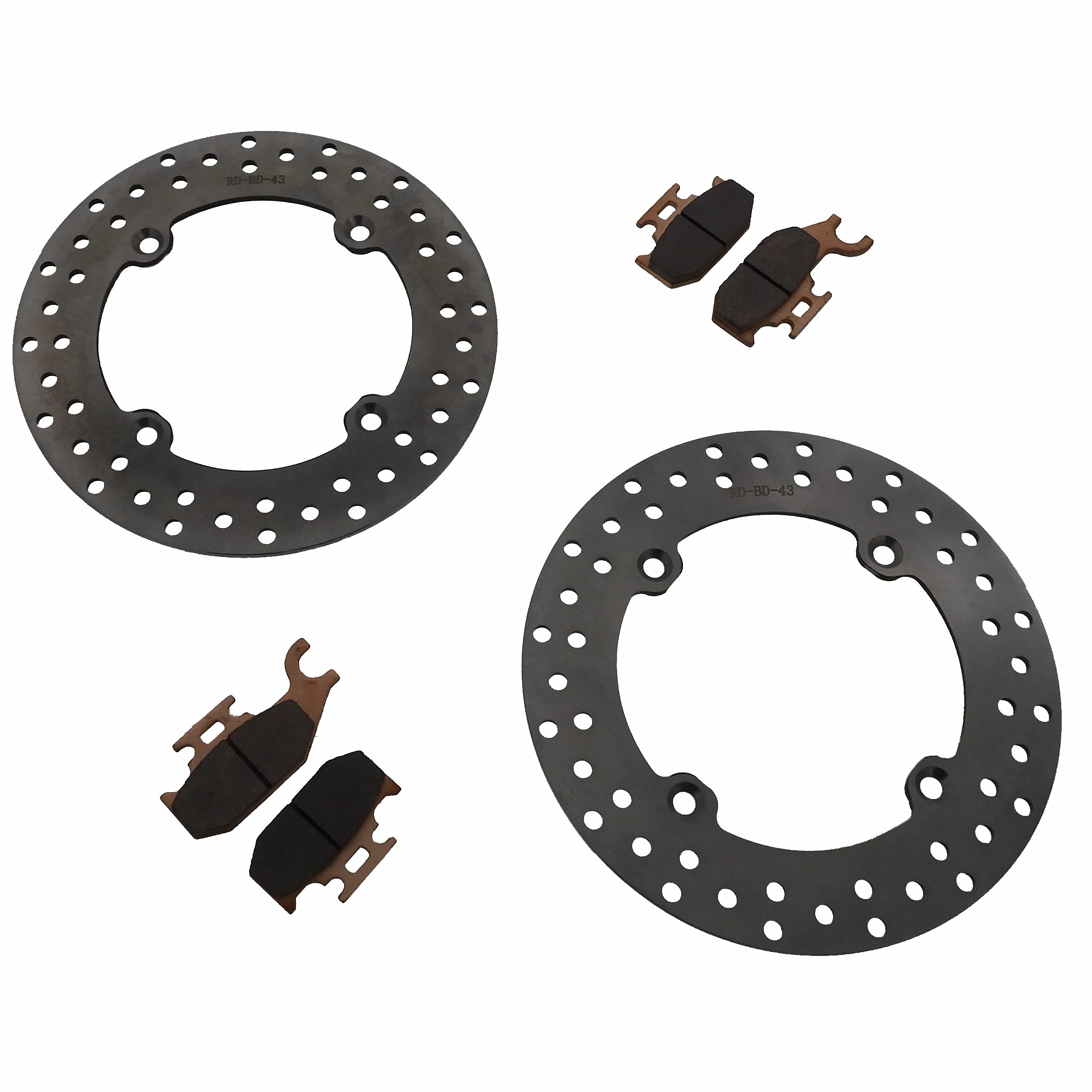 Can-Am Maverick Turbo 1000R Rear Brake Rotors & Pads Kit (2016-2017) - High Performance Braking System for Off-Road Adventures & Trail Riding