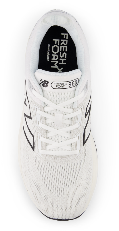 New Balance Men's Fresh Foam X 860v14 Wide Running Shoes in White - Comfortable Athletic Sneakers for Jogging, Gym Workouts & Daily Wear