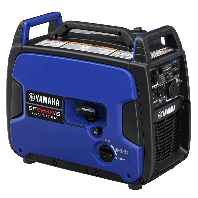 Yamaha EF2200IS 2200W Portable Inverter Generator with CO Sensor - Quiet, Reliable Power for Camping, RV Trips & Emergency Backup