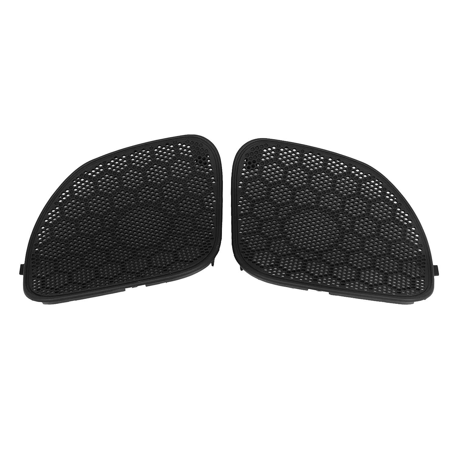 Black Front Fairing Speaker Grilles Mesh Covers Cap for Harley Road Glide FLTRX FLTRXS FLTRU 2015-2023 - Durable Motorcycle Audio Protection for Long Rides & Custom Upgrades