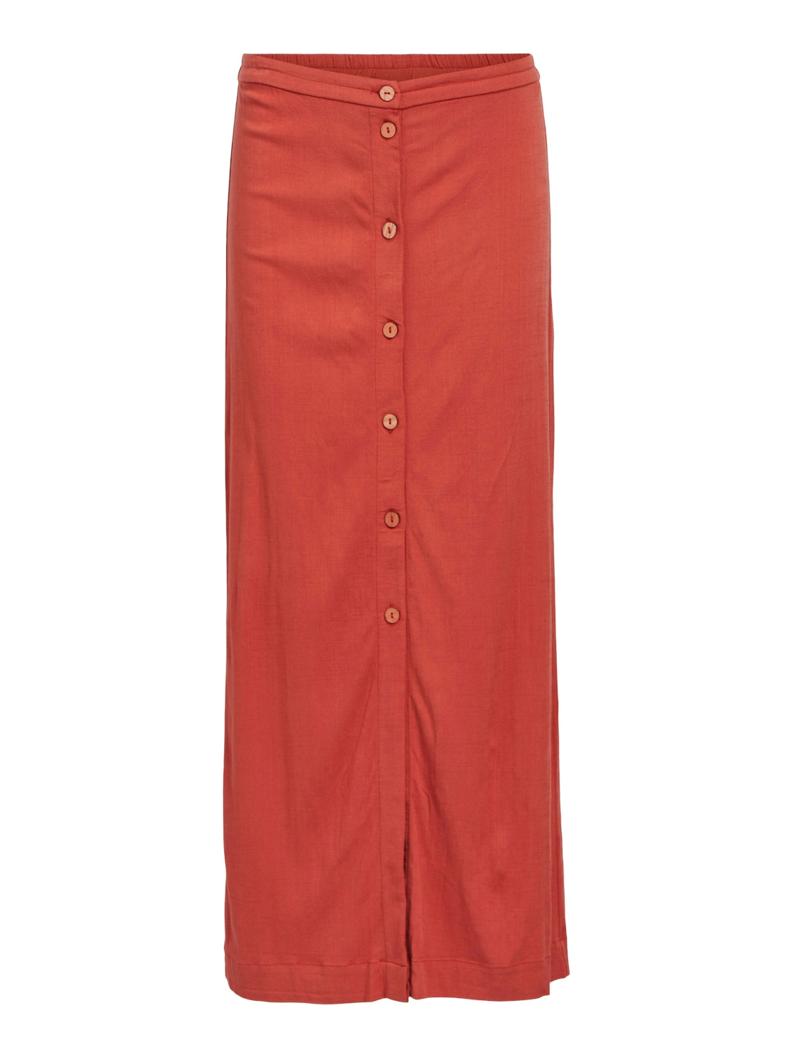 Biko High Waisted Maxi Skirt for Women - Flowy Long Bohemian Skirt with Pockets (Redwood) | Perfect for Beach, Vacation & Summer Outfits