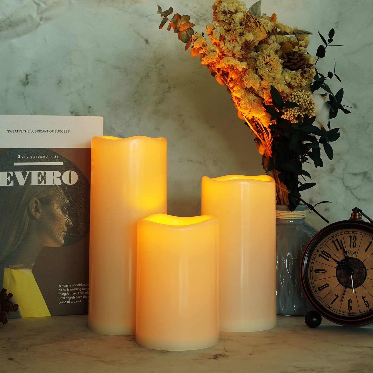 Waterproof Flameless LED Candles 6-10