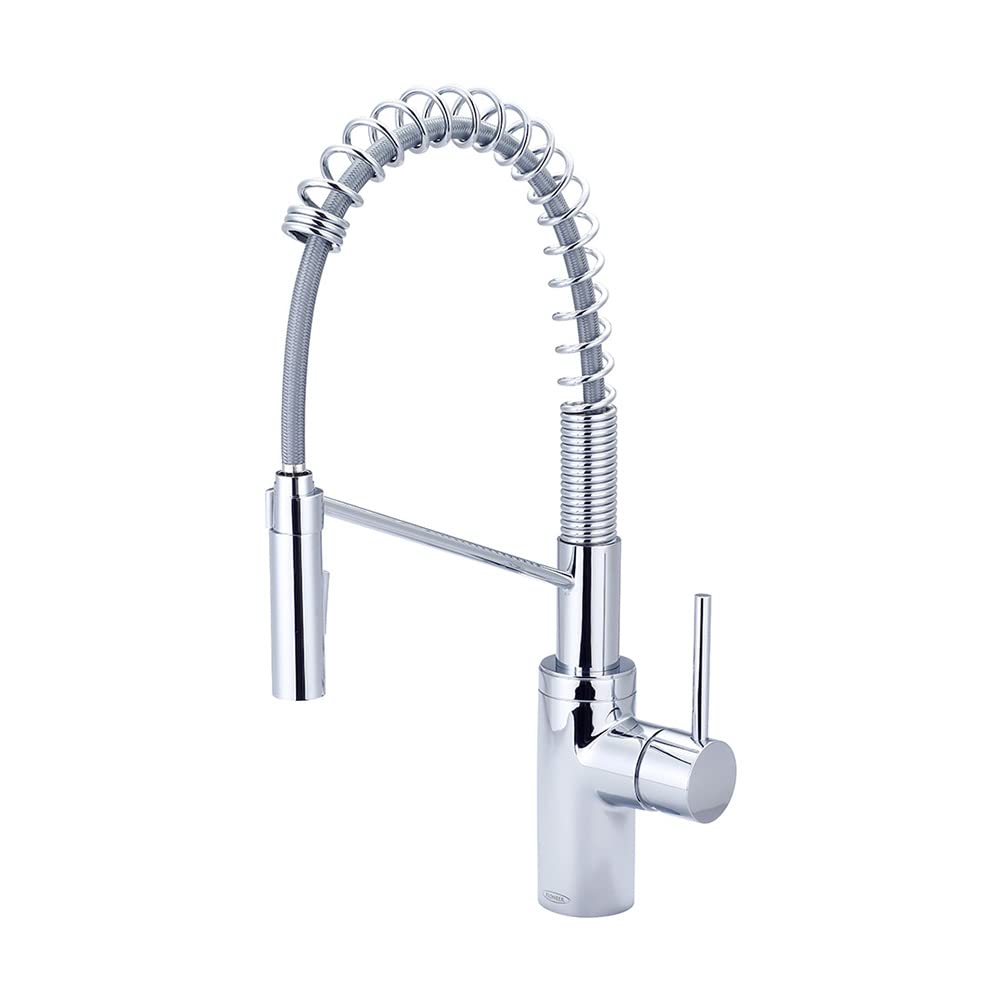 2MT275 Motegi Pull Down Single Handle Kitchen Faucet - Polished Chrome Finish - Modern Design for Easy Cooking & Dishwashing - Perfect for Home & Restaurant Kitchens