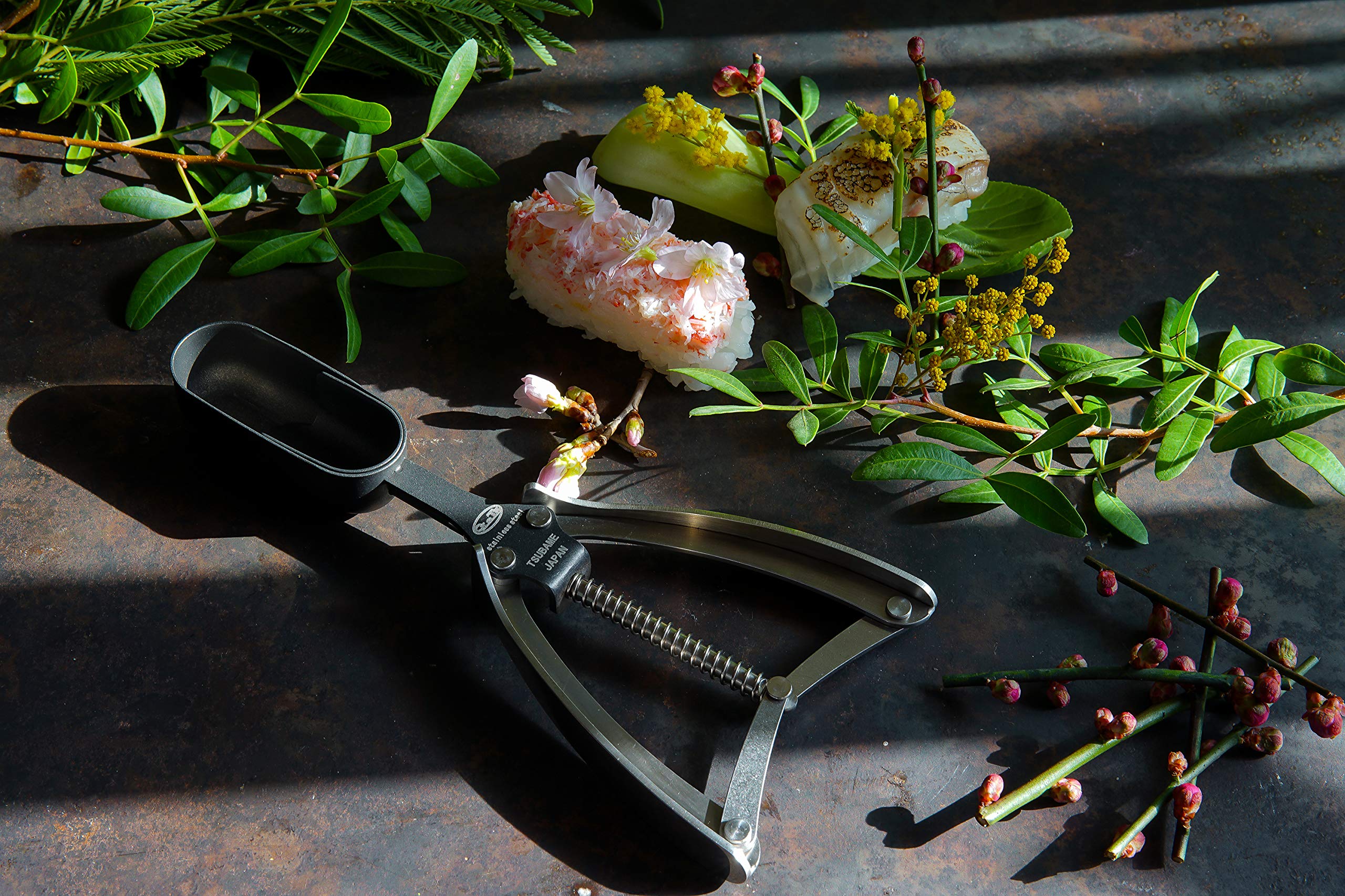 Premium Japanese Sushi Rice Scoop - Stainless Steel Sushi Tongs for Perfect Rice Serving - Ideal for Sushi Making, Rice Dishes & Asian Cuisine Preparation
