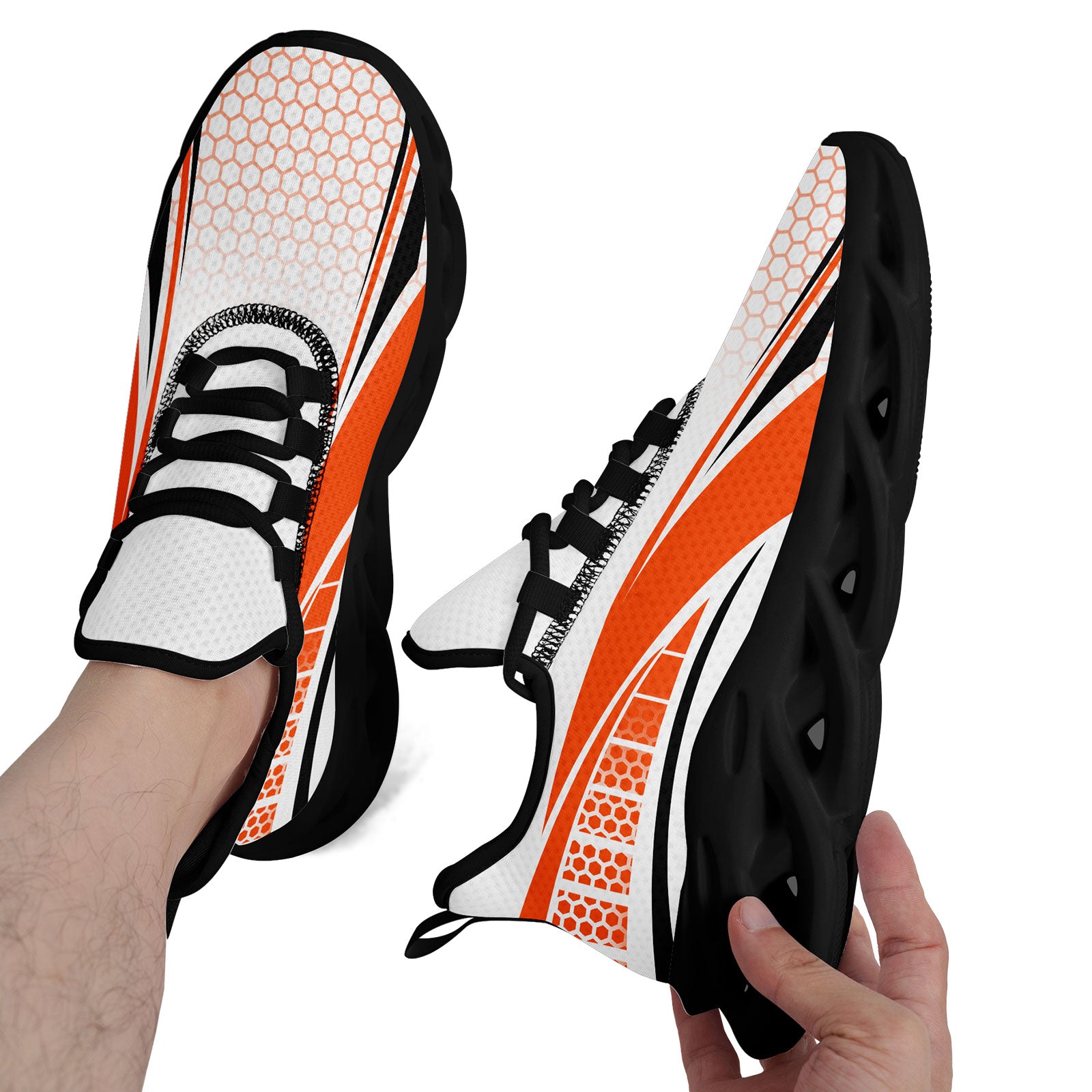 Custom Maxsoul Personalized Sneakers for Men & Women - Breathable Running Shoes FN003 E025022 (Size 24) - Perfect for Gym, Workout & Casual Wear