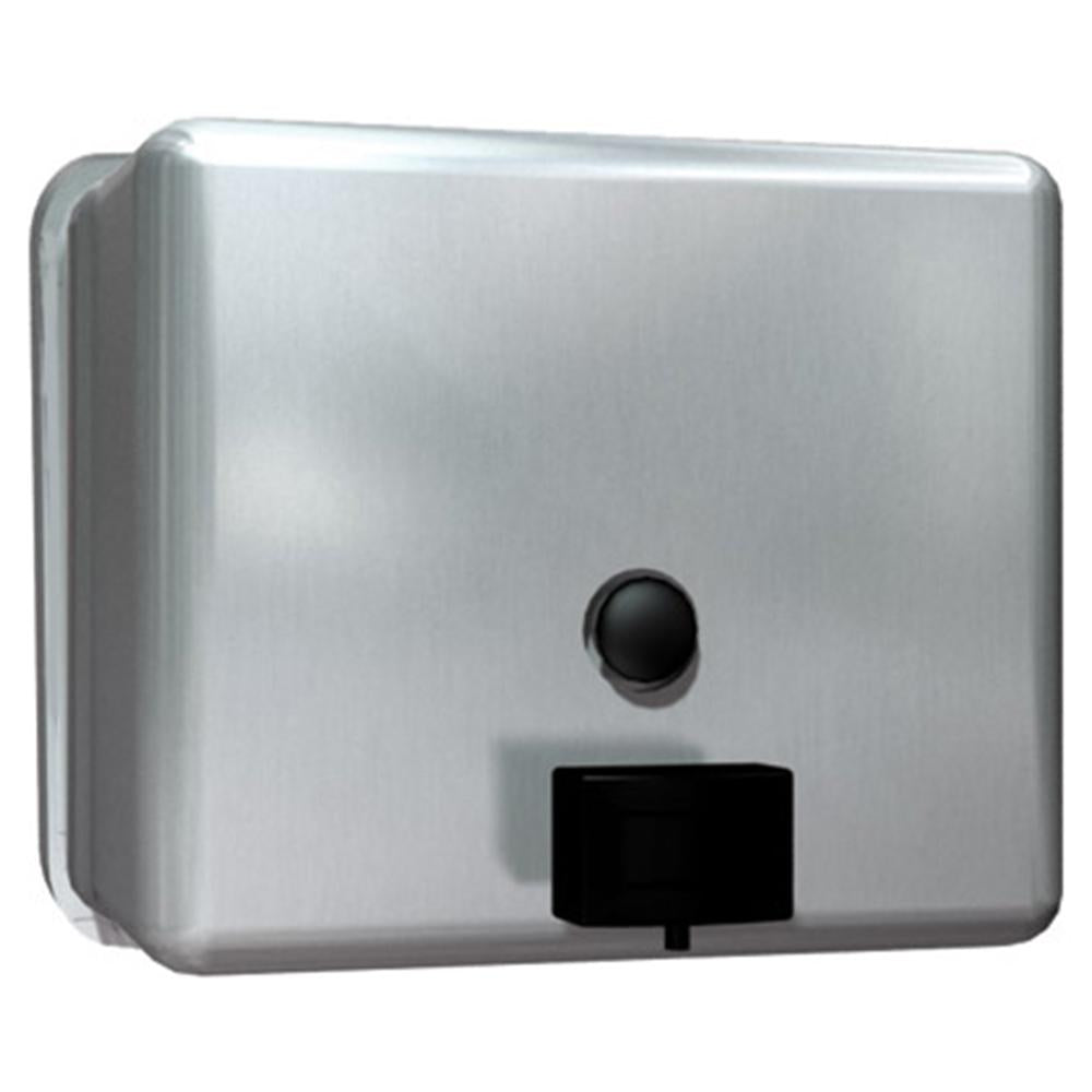 ASI 9343 48 oz. Surface Mounted Satin Finish Soap Dispenser - Commercial Restrooms, Kitchens & Public Washrooms