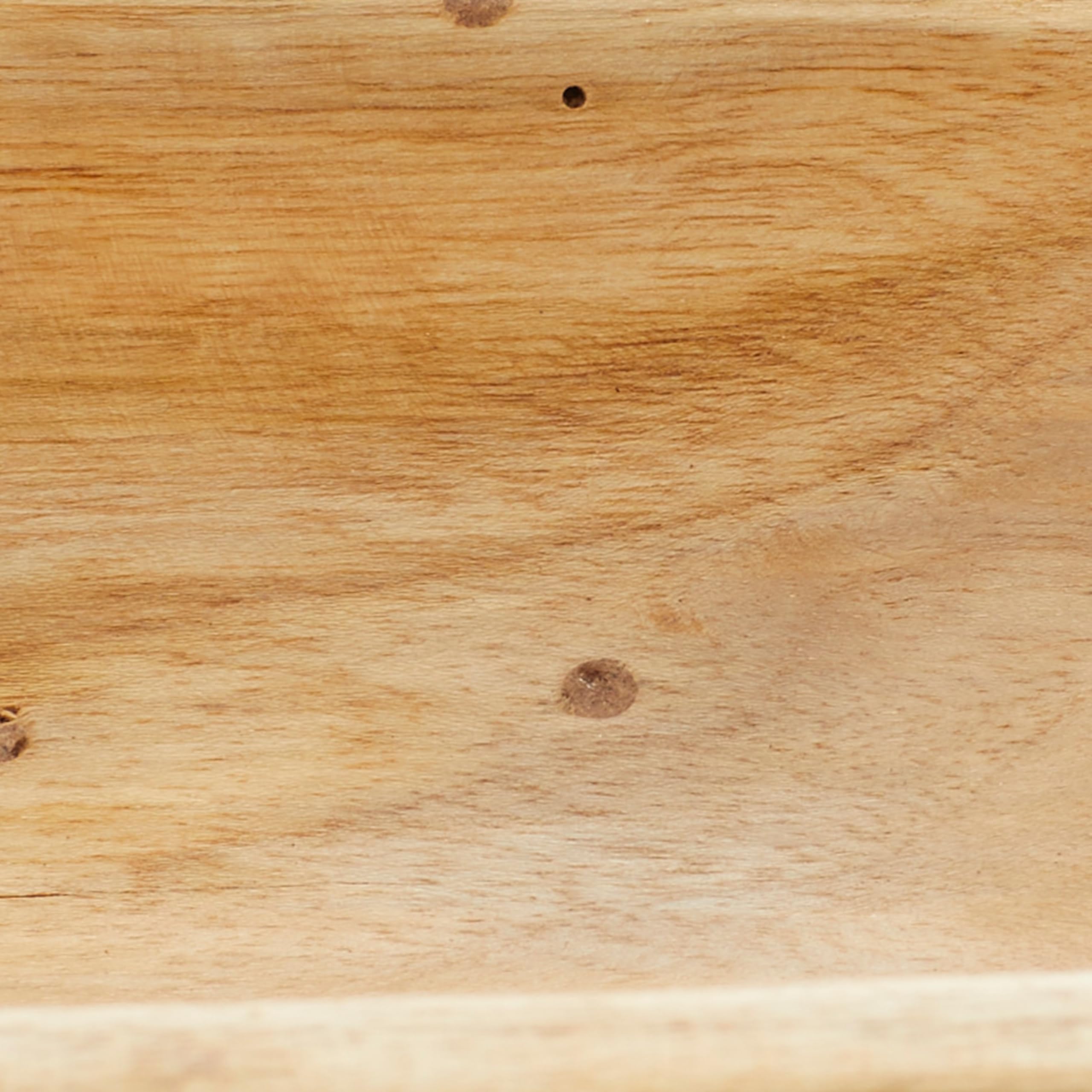Handmade Teak Wood Live Edge Serving Tray - 36