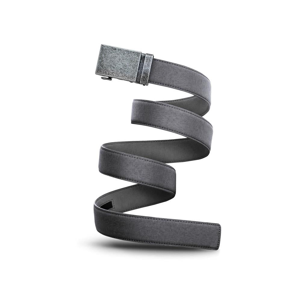 Mission Belt for Men - Adjustable Ratchet Strap Belt in Iron/Stone Gray - Perfect for Casual, Business & Outdoor Wear