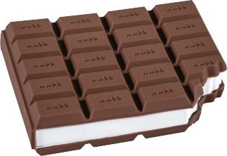 Brunnen Sticky Note Pad Chocolate - Pack of 12 Memo Pads for Office, School & Home Organization - Fun Chocolate-Themed Sticky Notes for Reminders, Lists & Creative Ideas