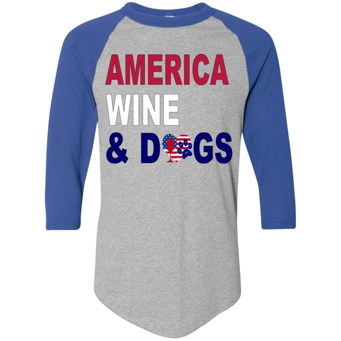 WineyBitches.Co Colorblock Raglan Jersey - Stylish Women's Baseball Tee for Casual Wear, Lounge & Outfits
