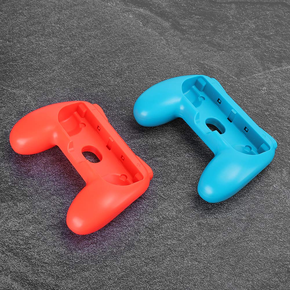 Kafuty-1 Anti-Slip Ergonomic Gaming Controller Grip Cover for Nintendo Switch Joy-Con (Red & Blue) - Enhanced Comfort for Long Gaming Sessions, Travel Protection, and Improved Gameplay Performance