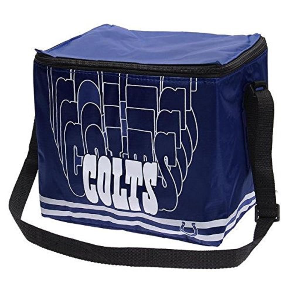 FOCO NFL Team Logo 12-Pack Insulated Cooler Bag - Portable Beer & Beverage Cooler for Tailgating, Camping, Beach & Outdoor Parties