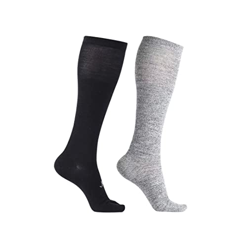 2 Pairs: 1 Black+ 1 Grey Marl
