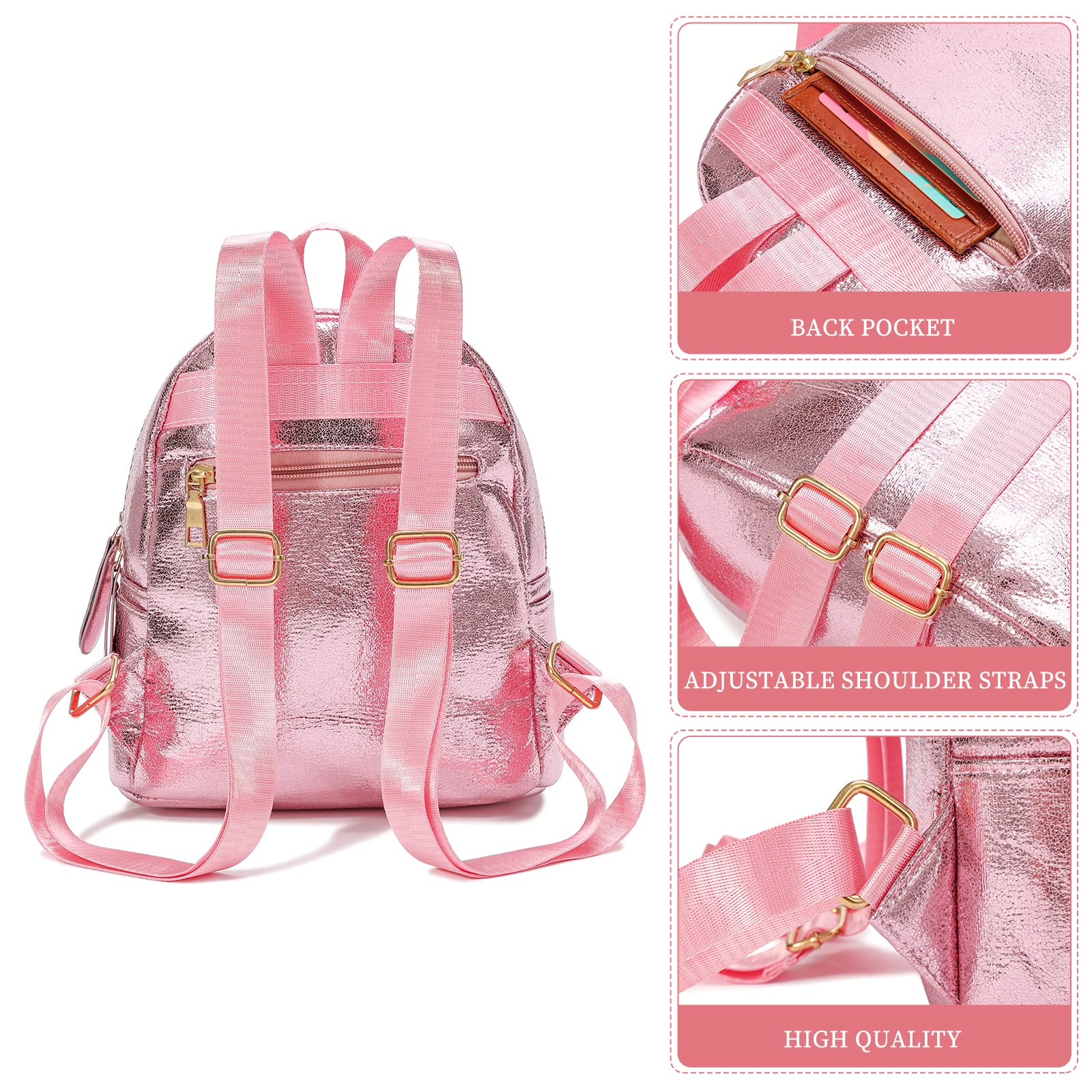 Unicorn Mini Backpack for Girls - Cute Pink Unicorn Themed Kids Backpack for School, Travel & Play | Perfect Gift for Toddlers & Children