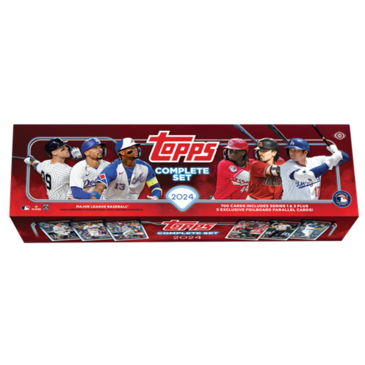 2024 Topps Factory Set Baseball Hobby Box - Complete MLB Player Cards Collection for Sports Fans & Collectors - Perfect for Trading, Displaying, and Memorabilia Preservation