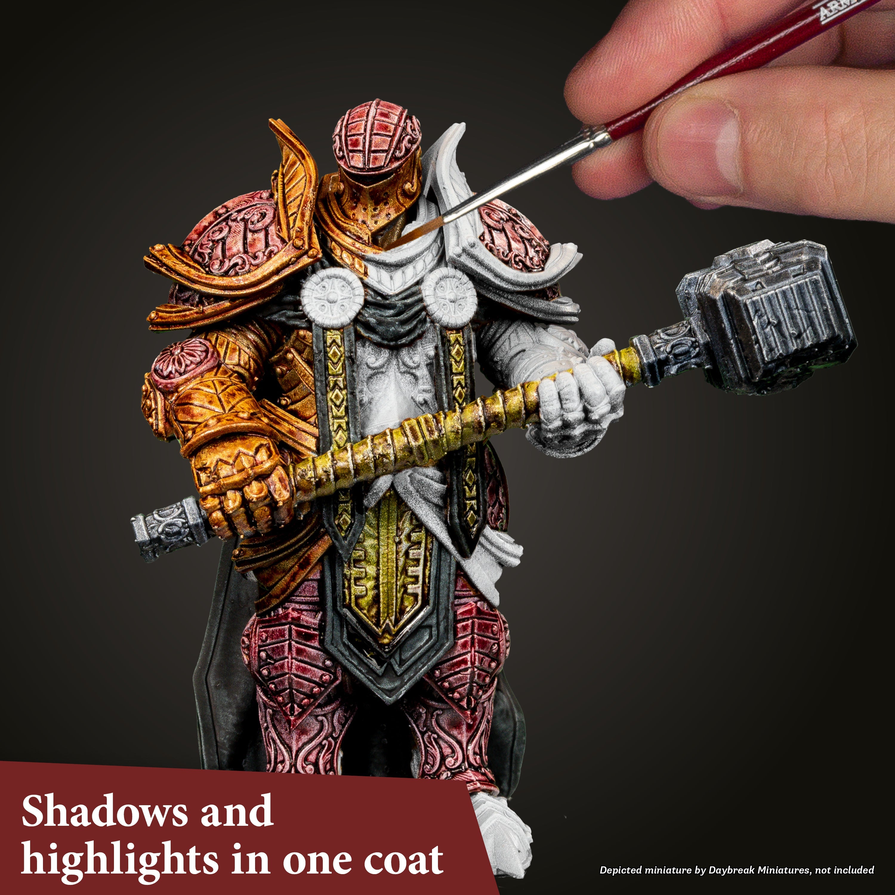 Premium Speedpaint Metallics Set 2.0 - 12 Vibrant Metallic Acrylic Paints for Miniatures, Models & DIY Crafts - Fast-Drying, Non-Toxic Art Supplies for Warhammer, D&D & Tabletop Gaming