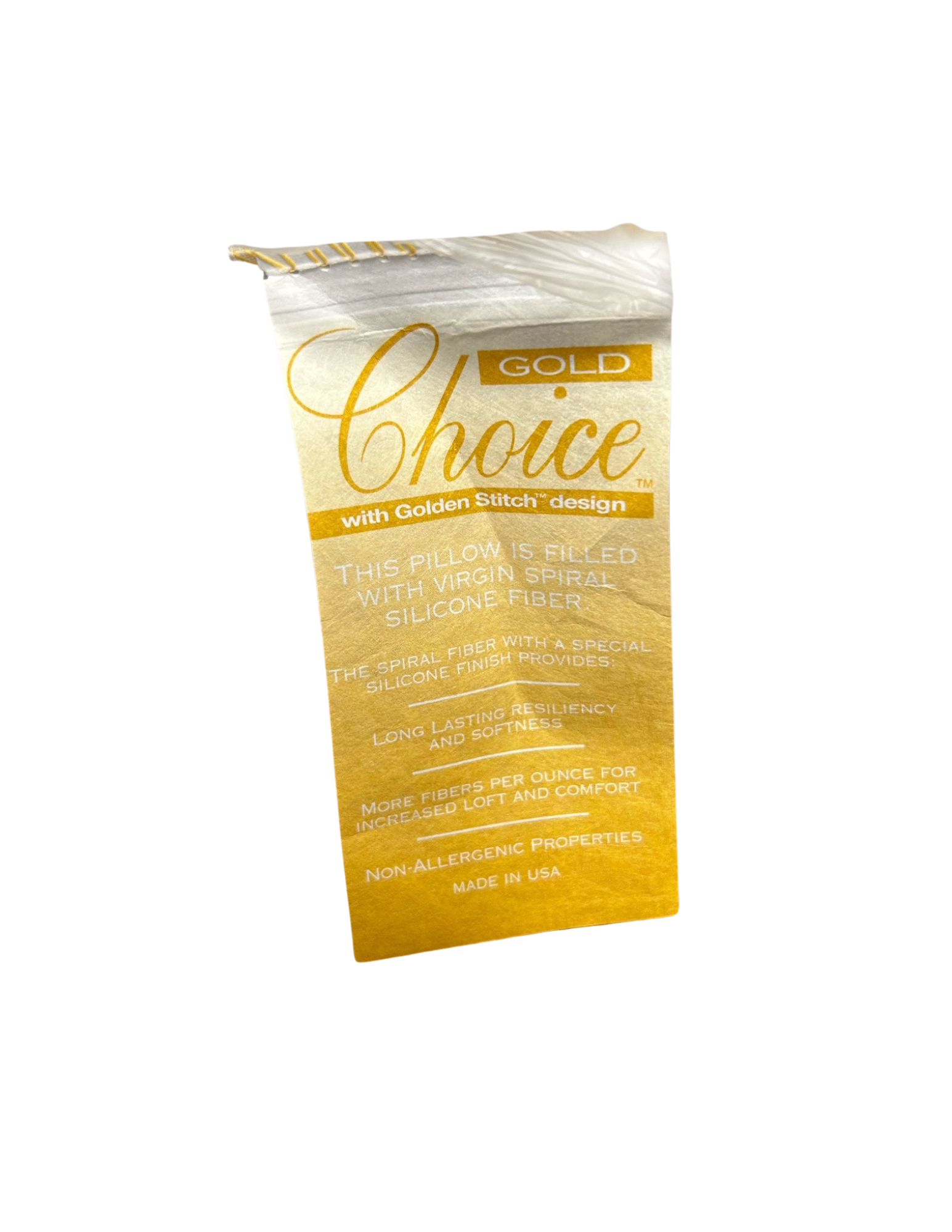 Premium Gold Choice Polyester Pillow - Hotel Luxury Comfort for Embassy Suites | Extra Loft & Support | Perfect for Bedroom, Guest Room & Travel
