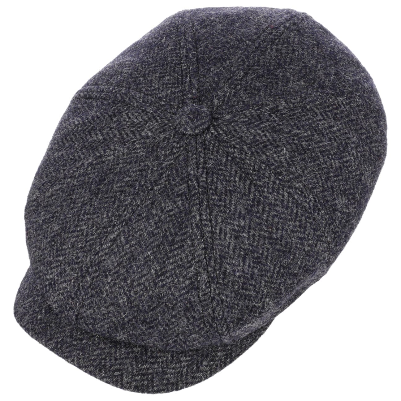 Carlsen Wool Herringbone Flat Cap by Lierys - Classic Men's Winter Hat for Outdoor Activities & Casual Style