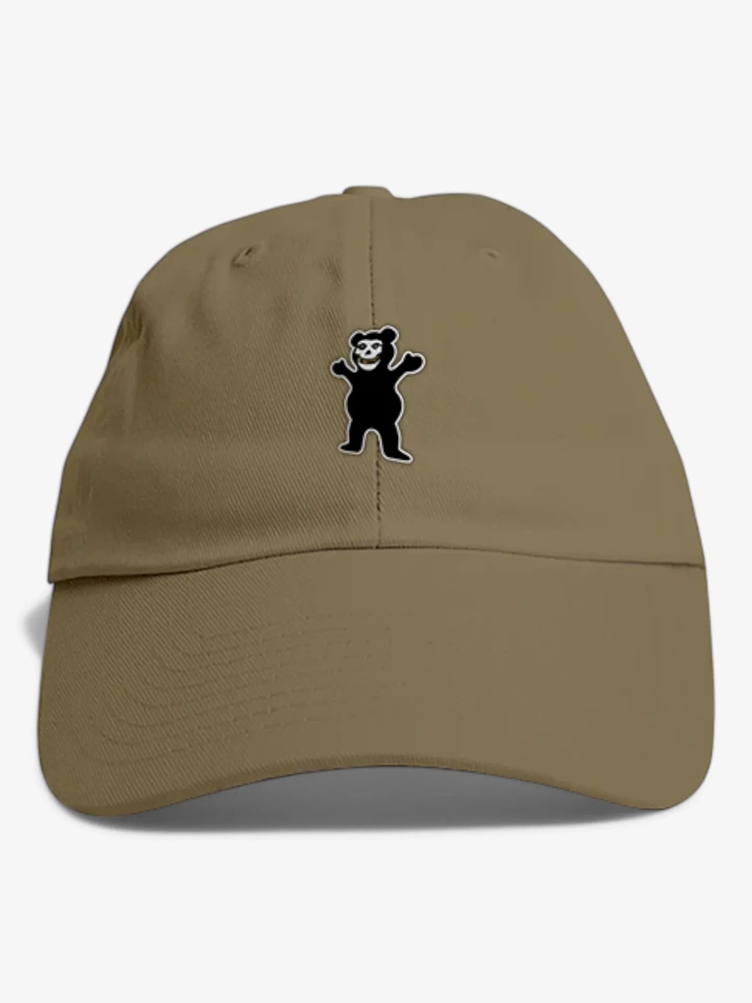 Grizzly Static Age Beige Baseball Cap - Trendy Adjustable Dad Hat for Men & Women - Perfect for Outdoor Activities, Sports, and Casual Wear