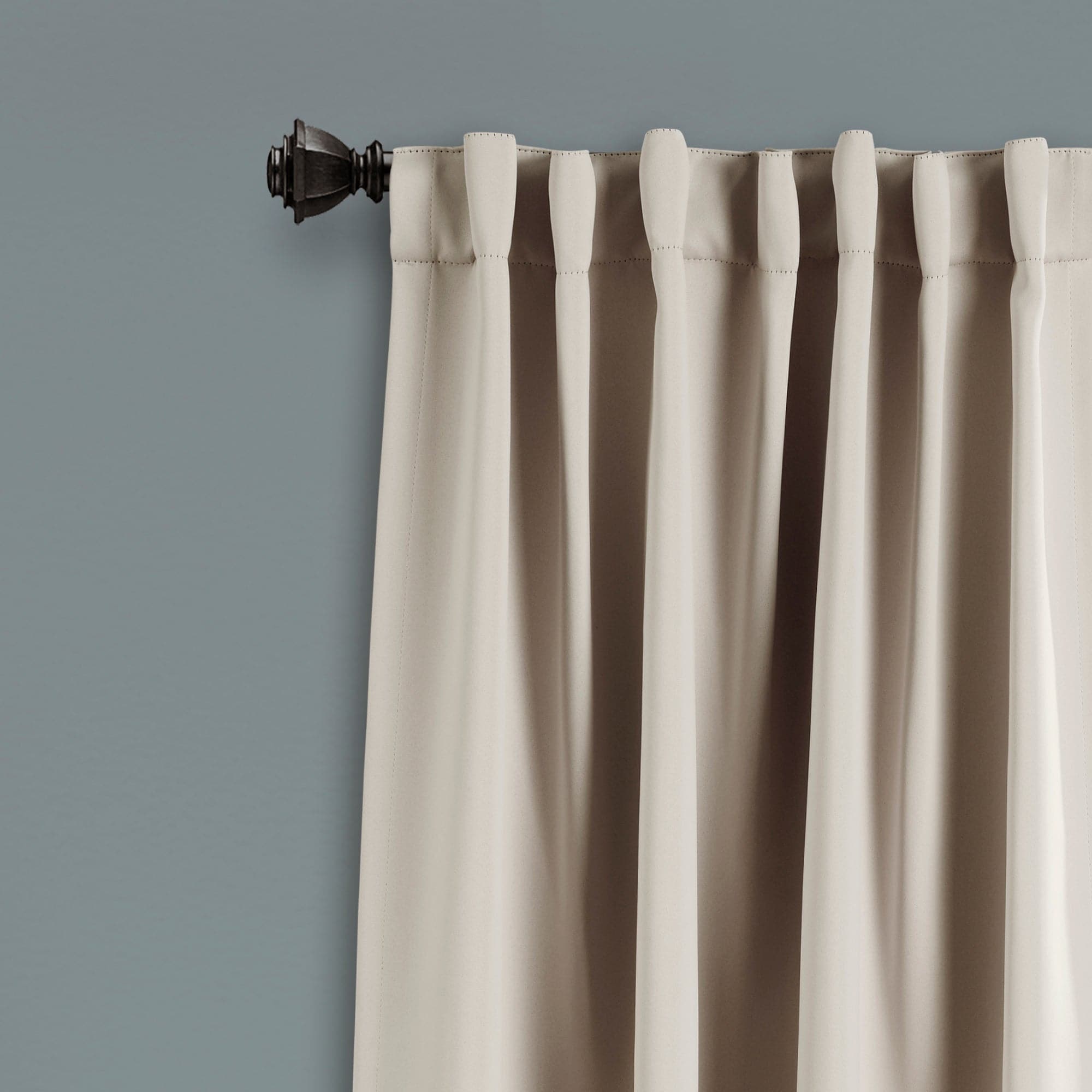 Blackout Curtain Panels with Insulated Back Tab - Thermal & Noise Reducing Room Darkening Drapes for Bedroom, Living Room & Nursery - Set of 2 Panels