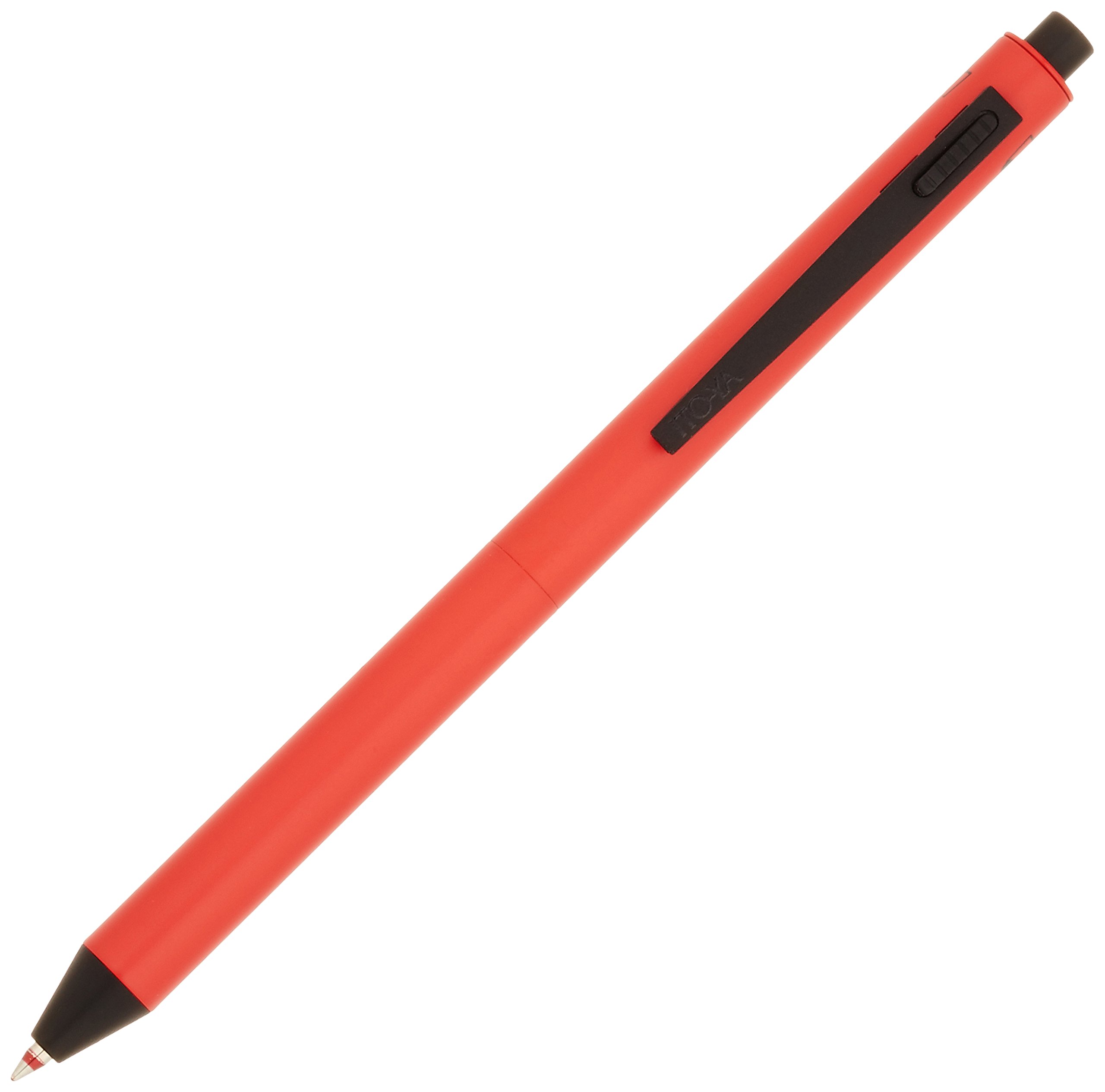 HELVETICA Multi-Functional Pen - 3-in-1 Ballpoint, Stylus & LED Light (Red) - Perfect for Writing, Touchscreen Devices & Low-Light Use