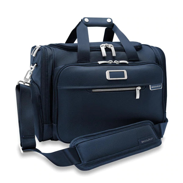 Briggs & Riley Baseline Underseat Duffle Bag - Compact Carry-On Luggage for Air Travel, Business Trips & Weekend Getaways | Perfect Under Airplane Seat Storage