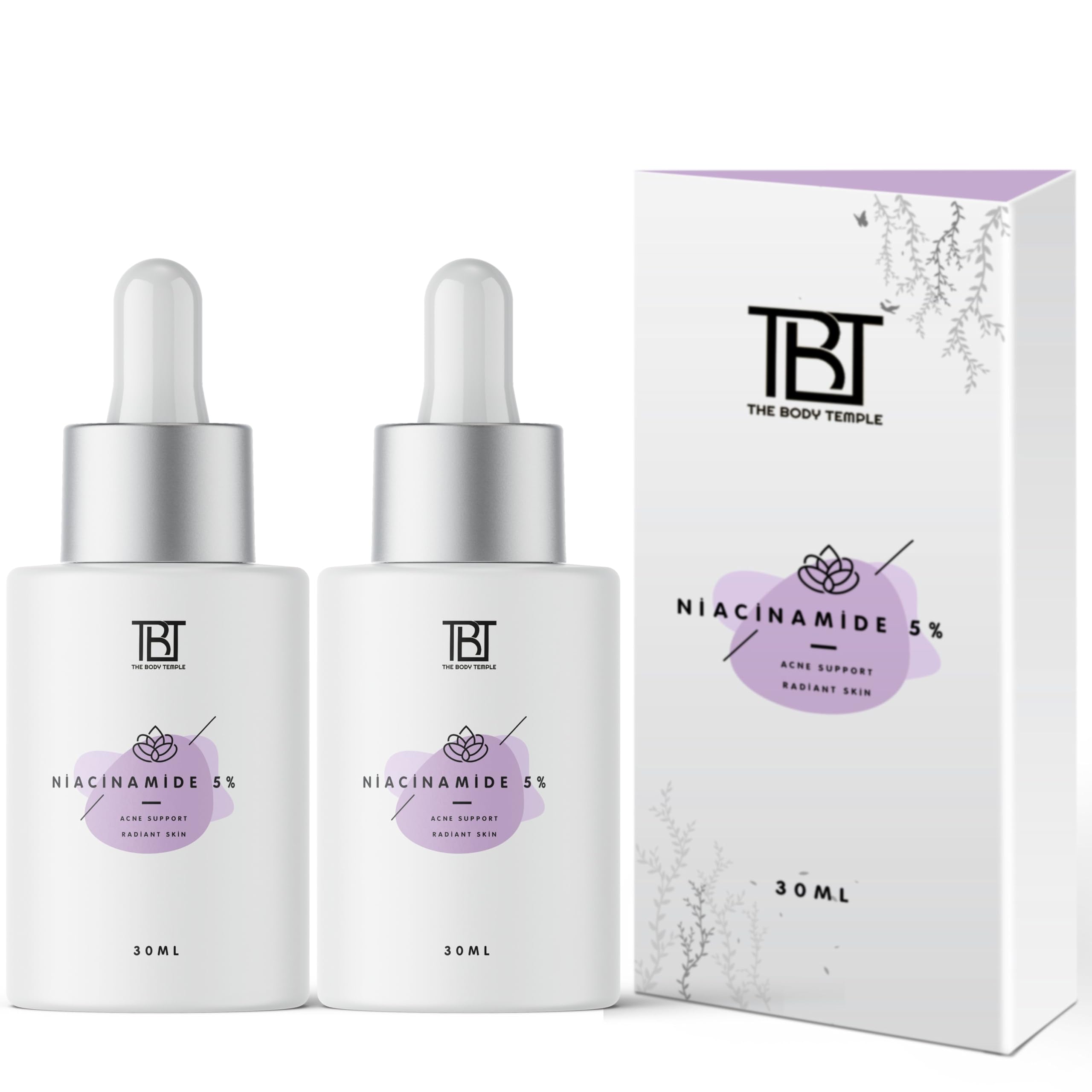 5% Niacinamide Face Serum for Clear Glowing Skin - Reduces Dullness & Dark Spots | Hydrating & Repairing Vitamin B3 Serum for All Skin Types | 30ml | Perfect for Daily Skincare Routine & Nighttime Skin Repair