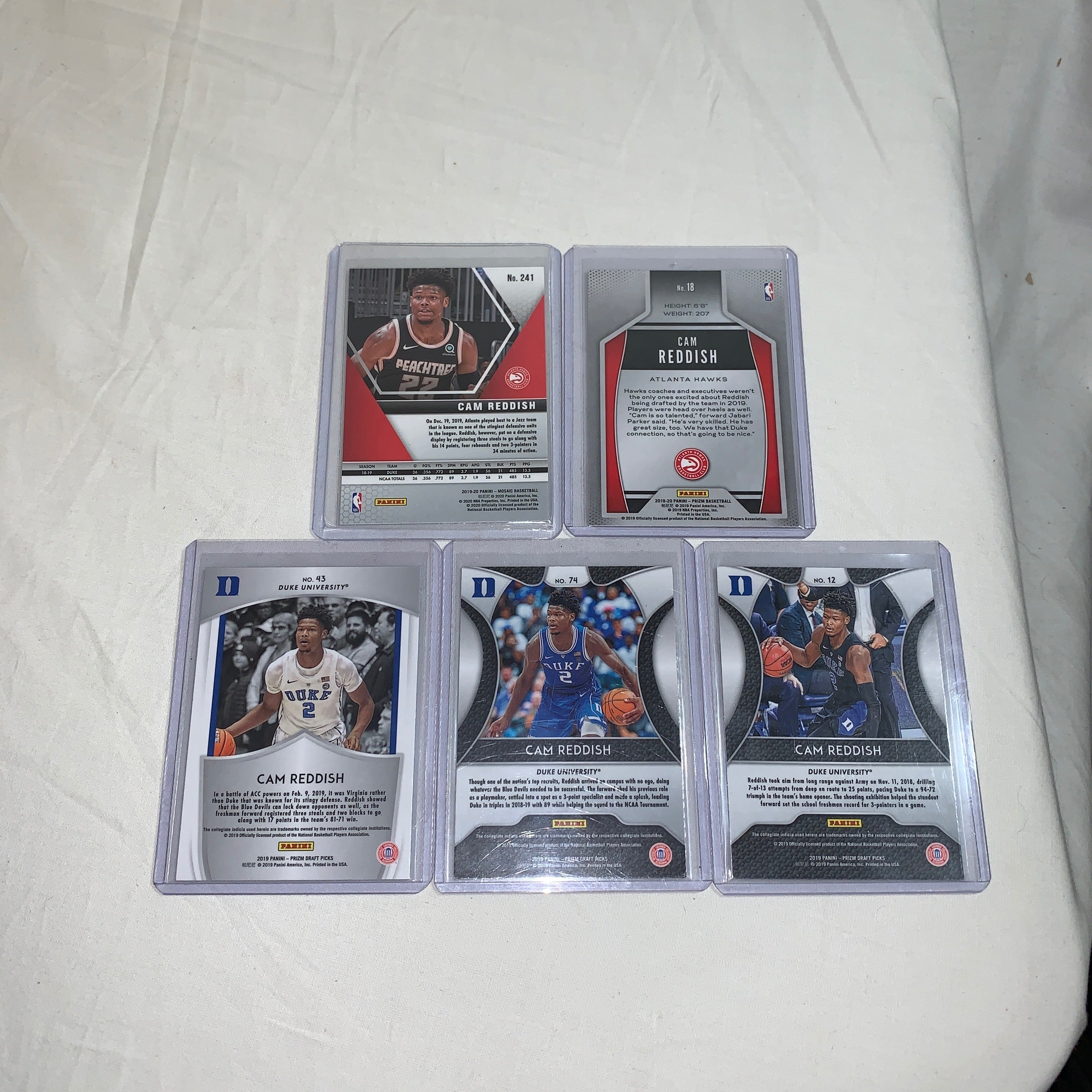 2019 Cam Reddish Rookie Basketball Cards - PSA Graded Collectible Sports Memorabilia for NBA Fans and Card Collectors - Perfect for Trading, Investing, and Displaying in Your Sports Collection