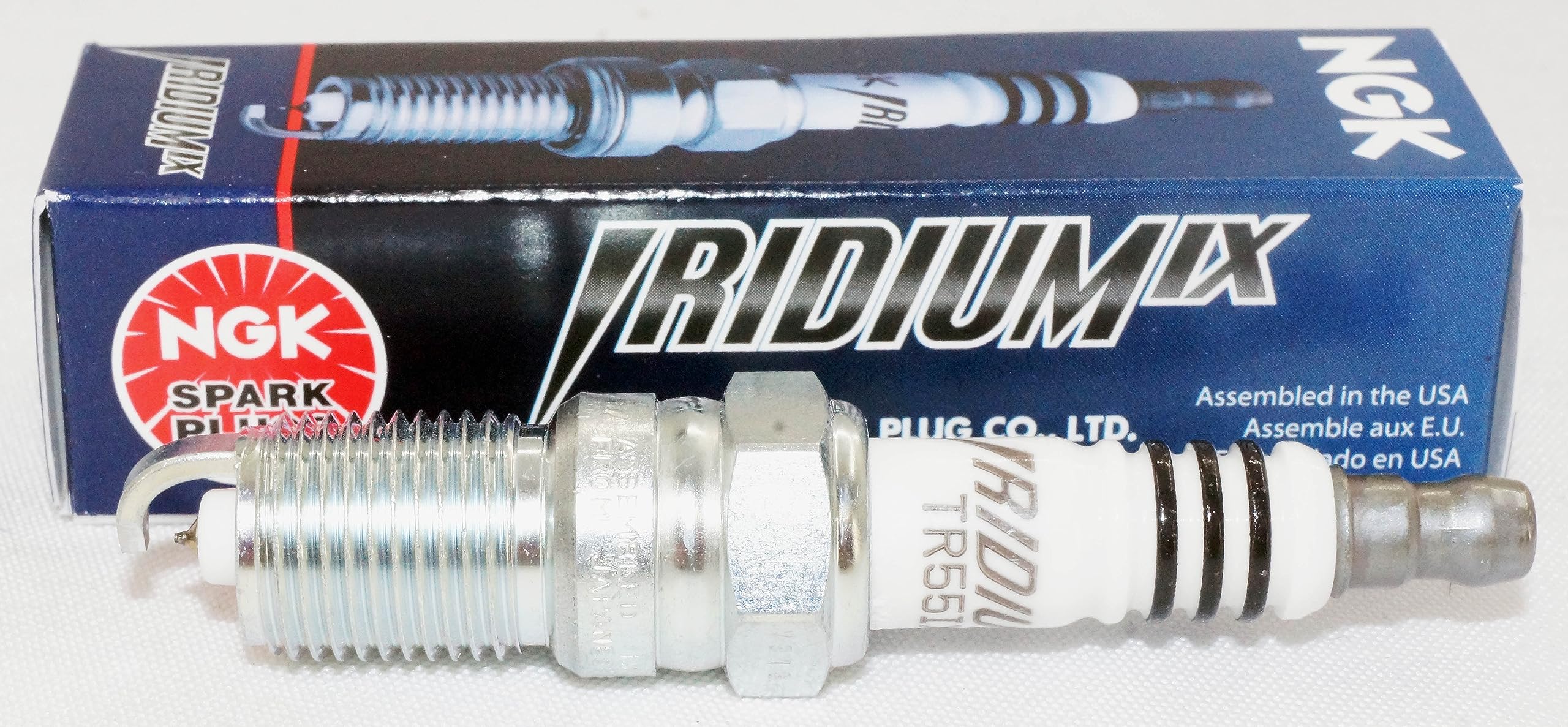6 New NGK Iridium IX Spark Plugs TR55IX #7164 - High Performance Spark Plugs for Cars, Trucks & Motorcycles - Improve Engine Efficiency & Acceleration