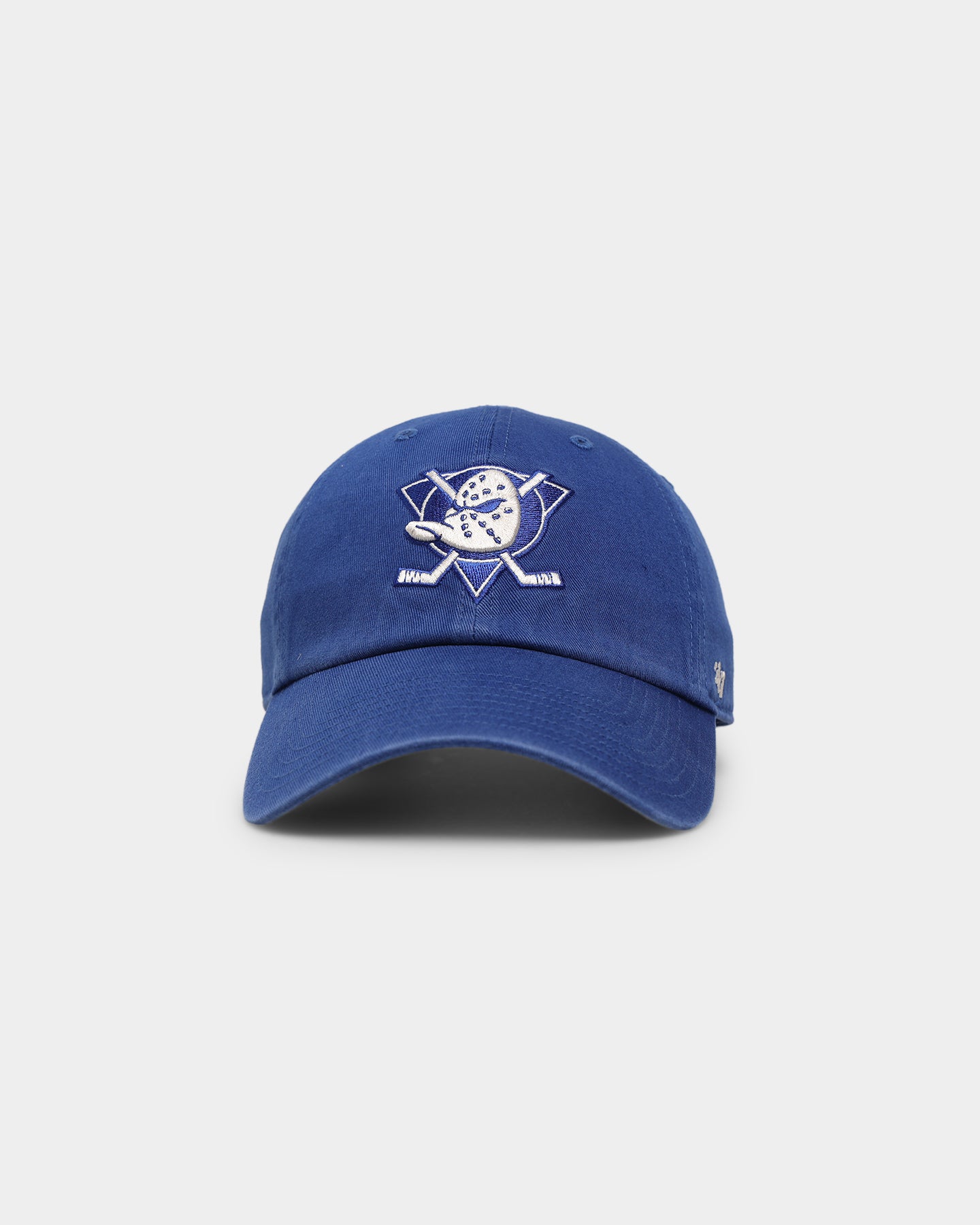 47 Brand Anaheim Ducks 'Classic Royal' Adjustable Strapback Hat - Royal Blue/Natural - Perfect for Hockey Games, Casual Wear & Sports Fans