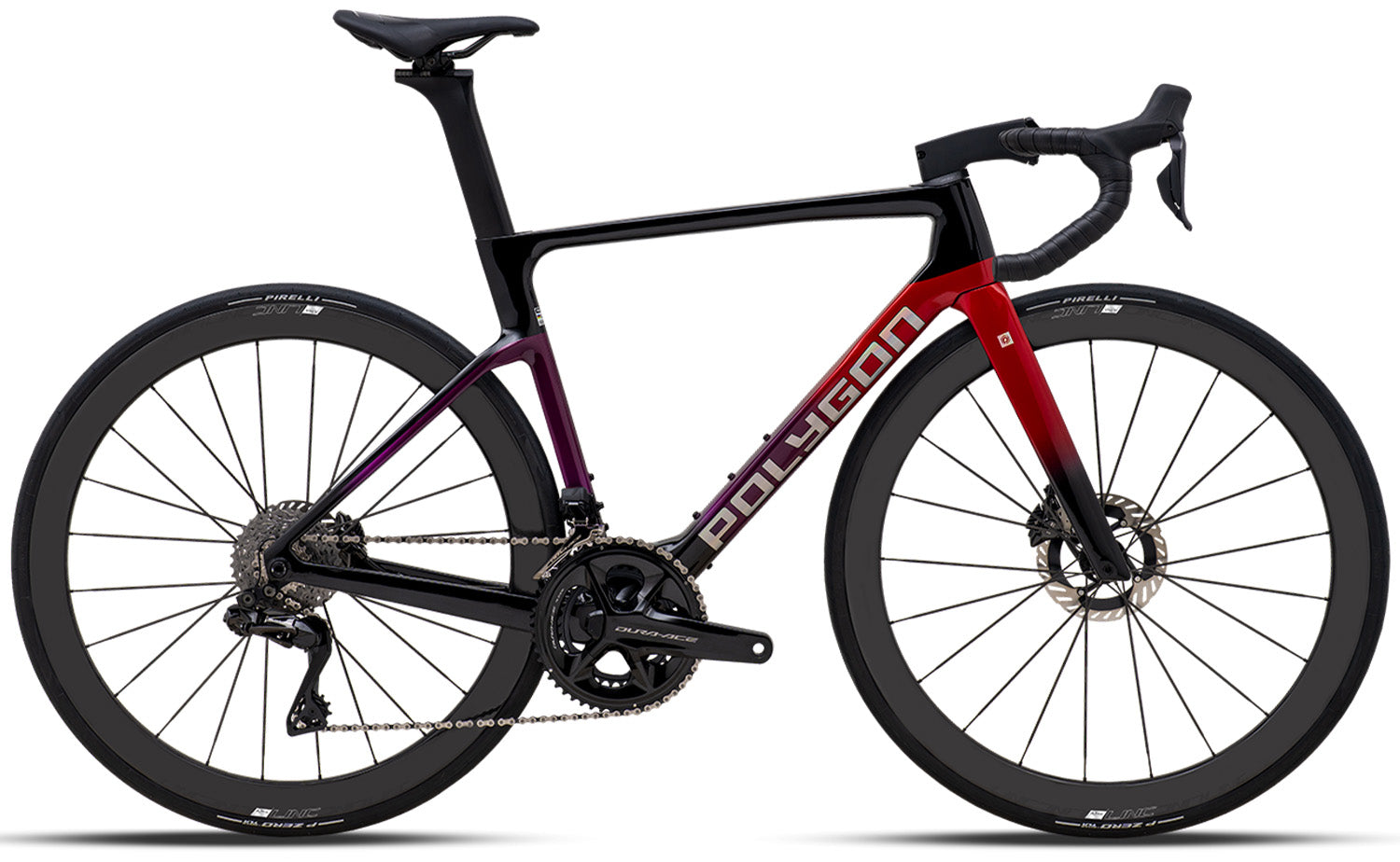 Polygon Helios A9 Dura Ace Di2 Carbon Road Bike - Lightweight Racing Bicycle for Competitive Cyclists | Perfect for Road Racing, Endurance Rides & Training