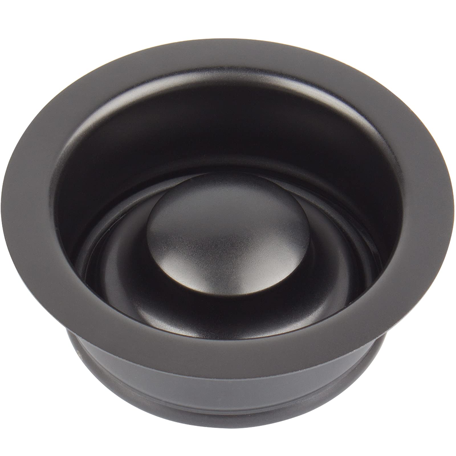 CELAENO 3.5 Inch Kitchen Sink Garbage Disposal Flange & Stopper - Durable Gunmetal Black/Gray Stainless Steel Sink Drain Cover with Nano Coating for Standard Sink Drain Holes | Perfect for Kitchen Remodeling & Garbage Disposal Installation