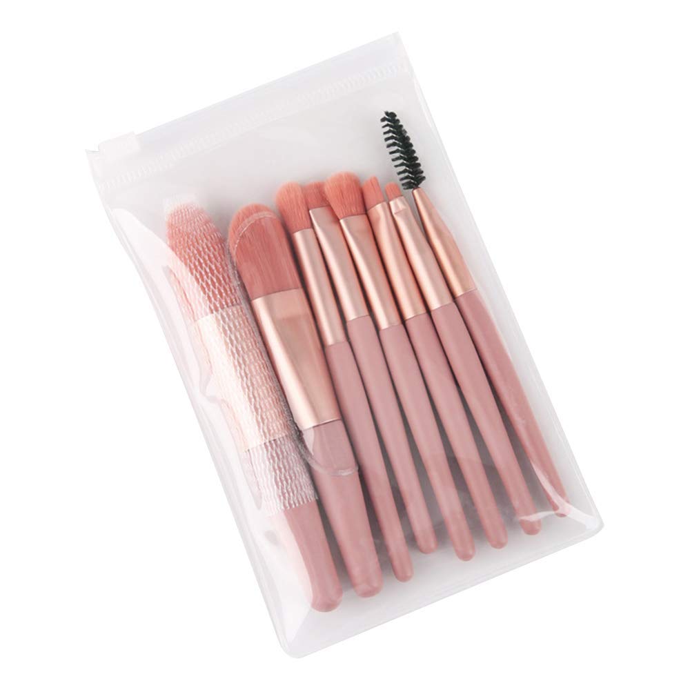 Horoly 8-Piece Professional Makeup Brush Set - Foundation, Blending & Cosmetic Brushes Kit for Flawless Makeup Application - Perfect for Daily Use, Travel & Professional Makeup Artists