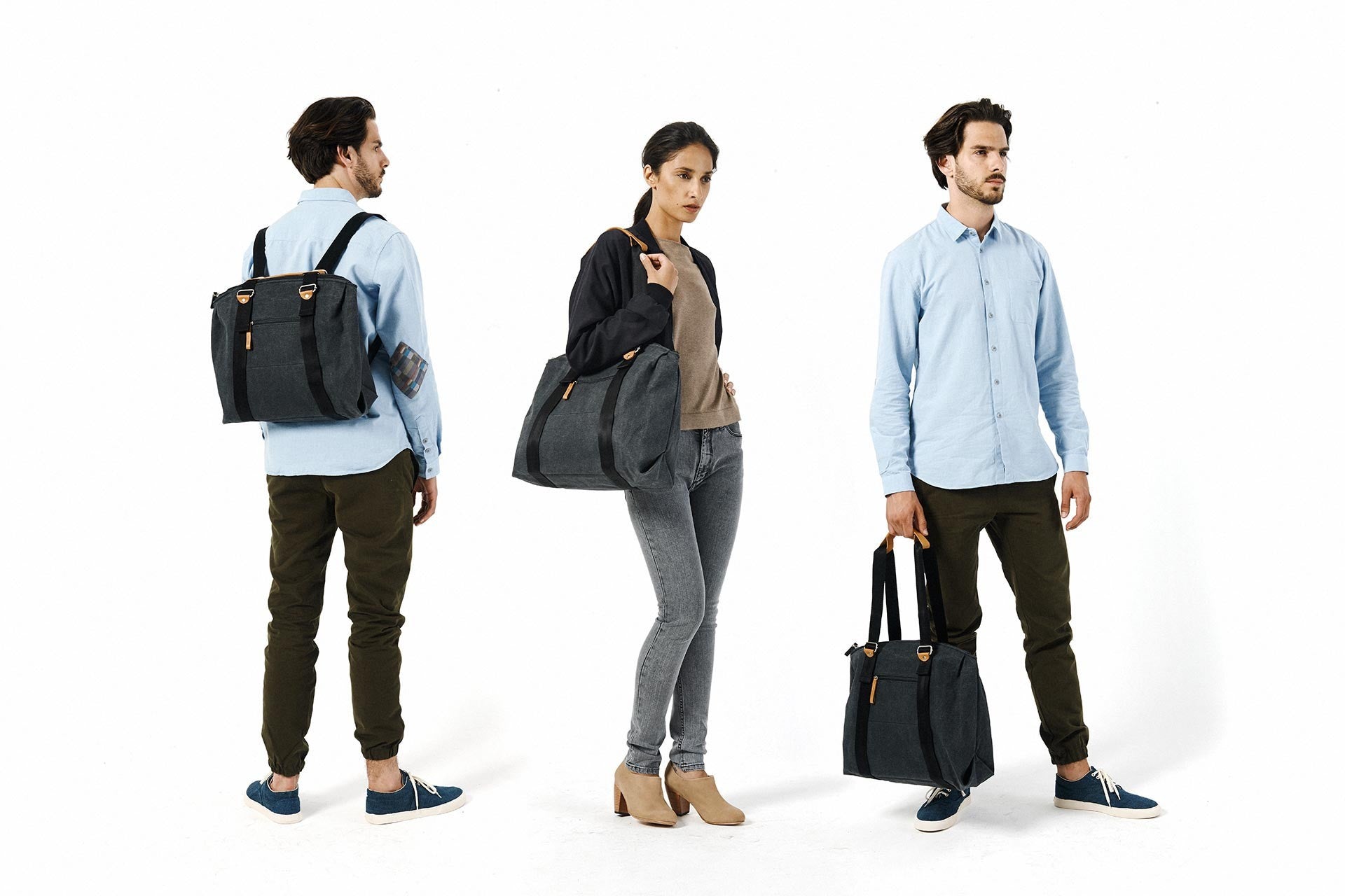 Qwstion Simple Ziptote - Eco-Friendly Canvas Tote Bag with Zipper Closure for Women & Men | Perfect for Grocery Shopping, Work Commute & Travel Accessories