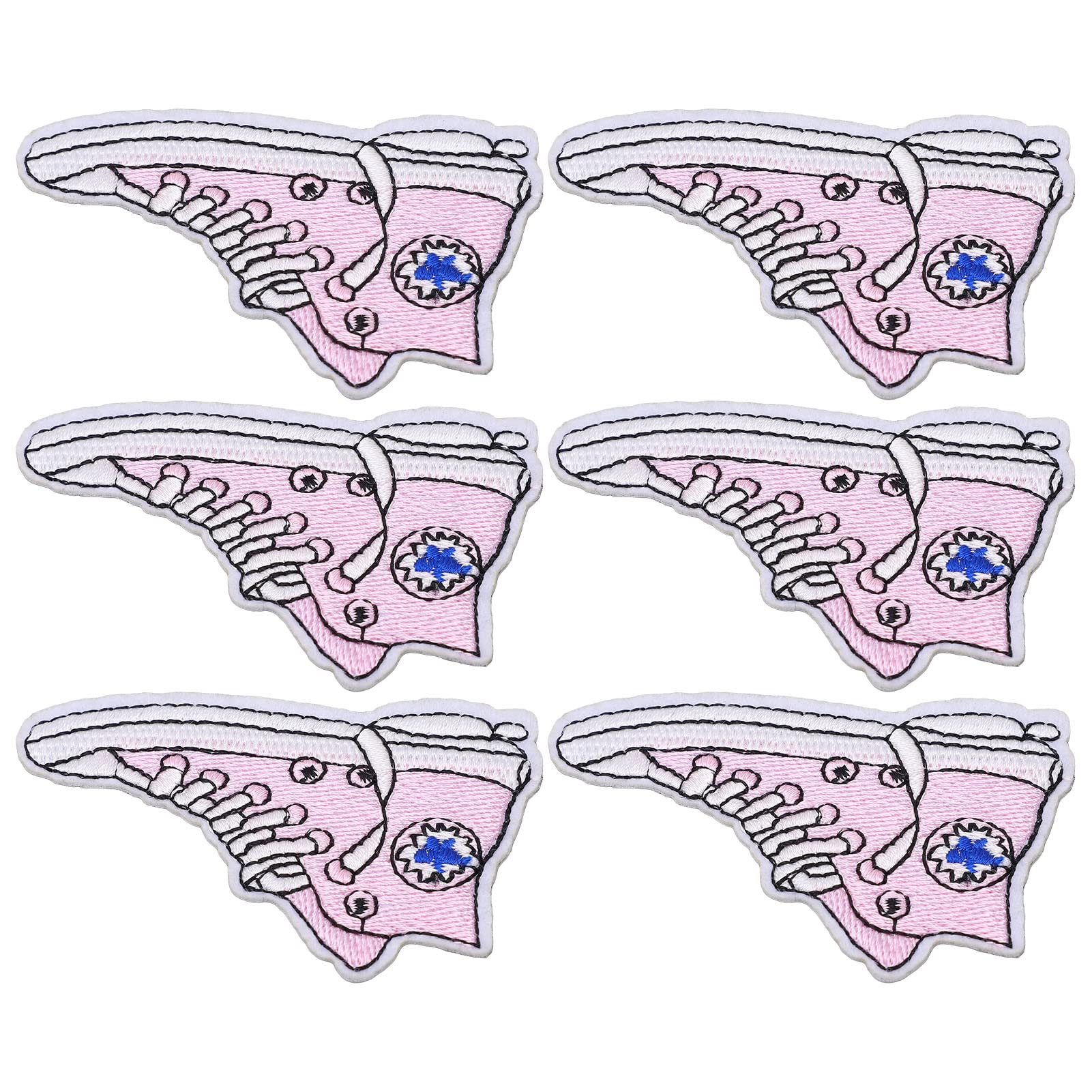 6 Pcs Embroidered Iron-On Patches for Jackets, Backpacks & Denim - DIY Customization for Clothing, Hats & Accessories - Perfect for Personalizing Your Style & Gifts