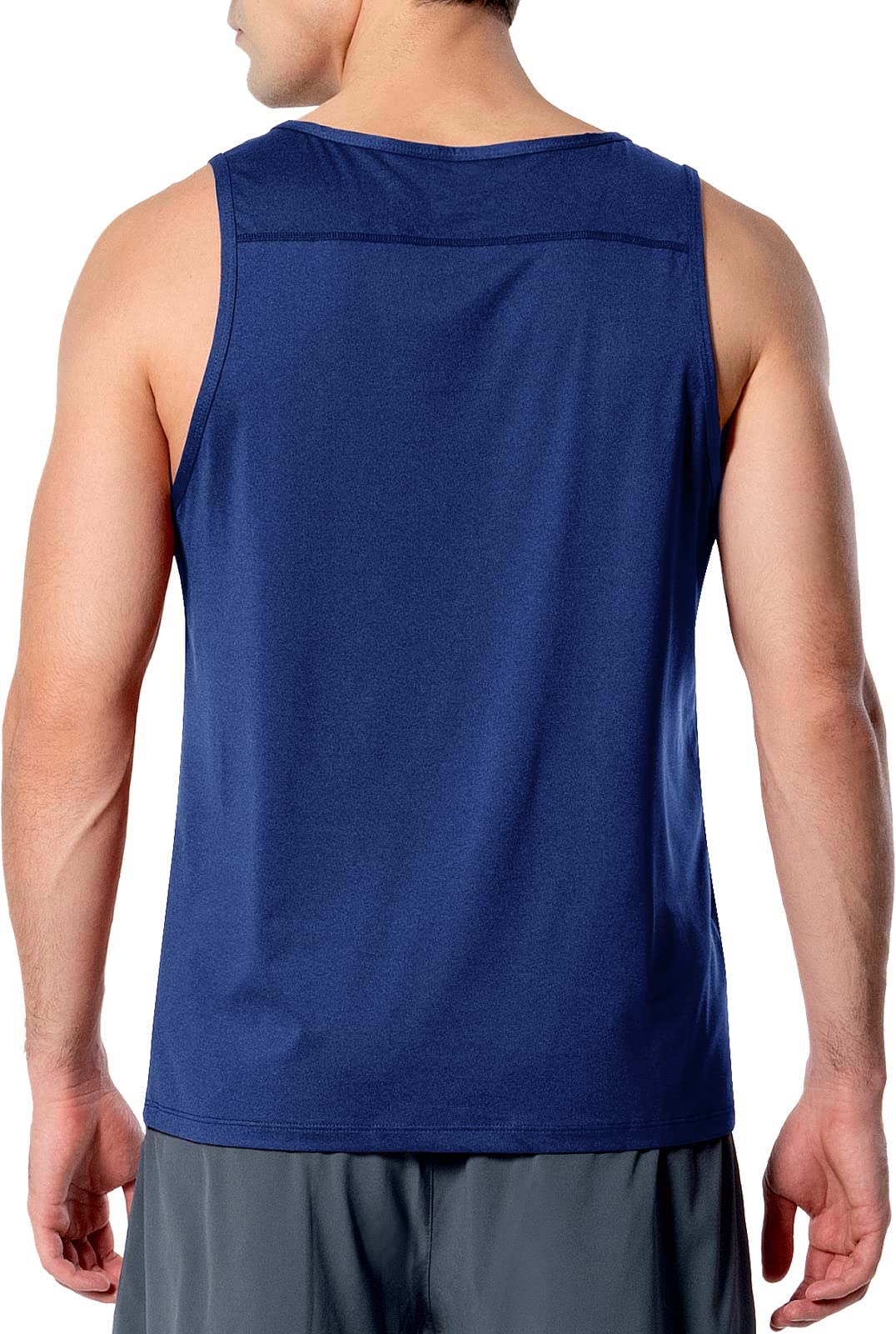 Men's Quick Dry Running Tank Top - Breathable Athletic Workout Sleeveless Shirt for Gym, Jogging & Summer Outdoor Activities | Lightweight Moisture Wicking Performance Shirt